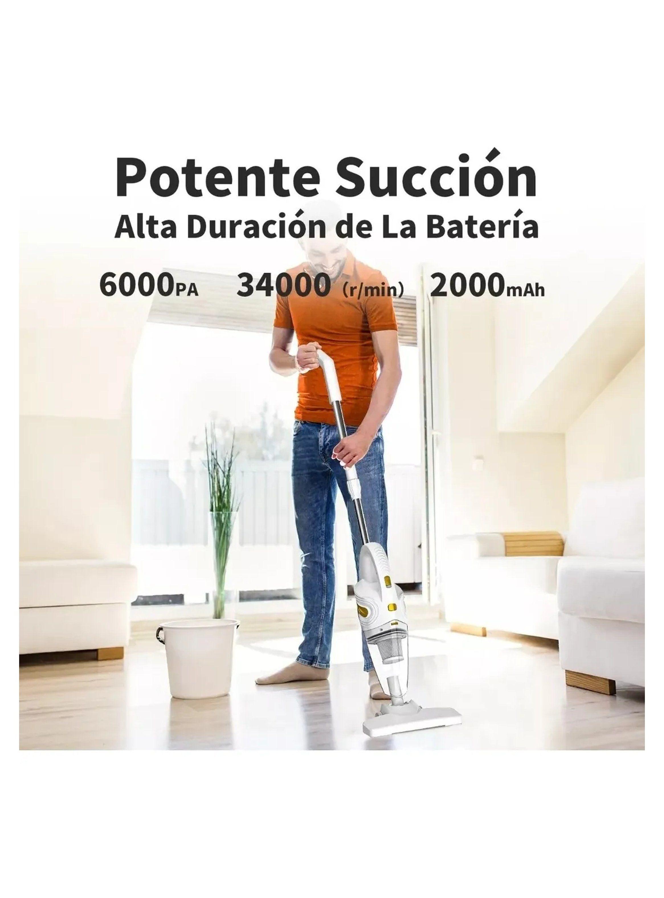 Aspiradora Ciclónica Portátil Multifuncional 800W Blanco-5