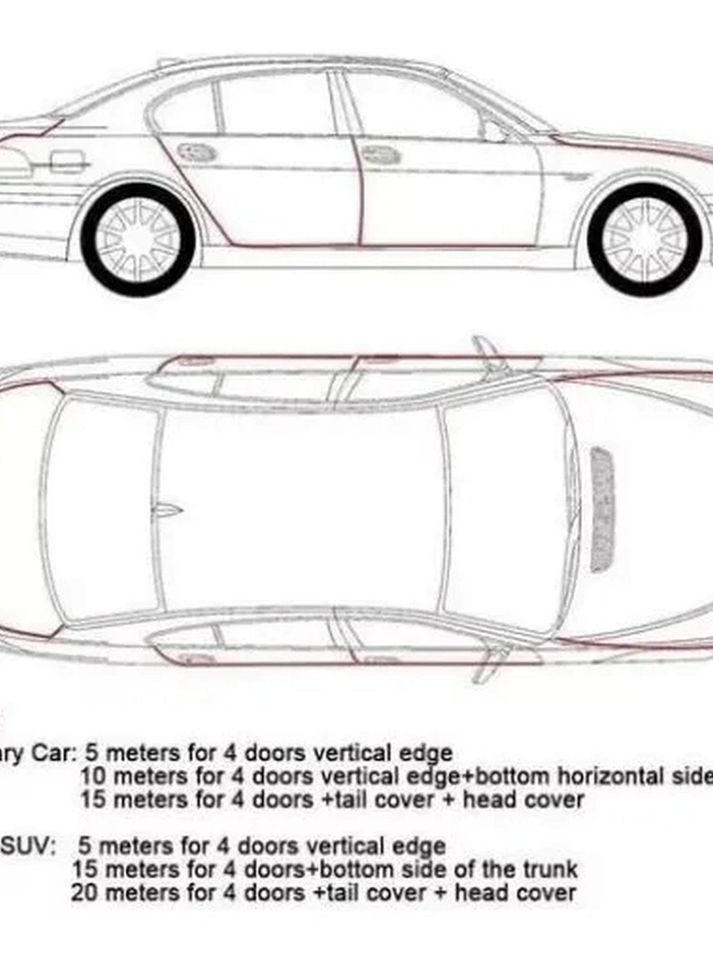 Protector de Bordes para Puertas de Auto 5 Metros Negro-9
