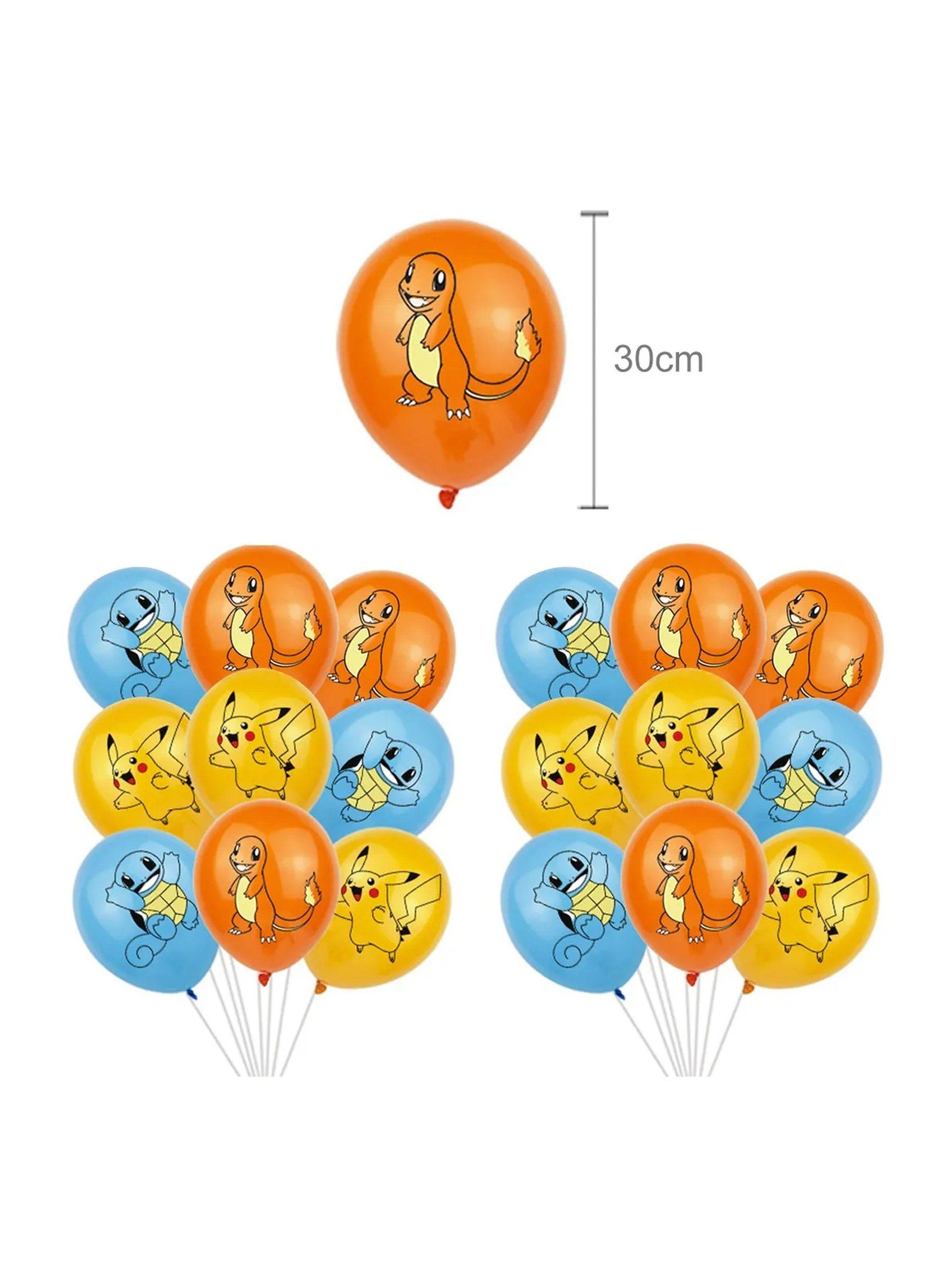Decoración de Cumpleaños Infantil Temática Pokémon Multicolor-6