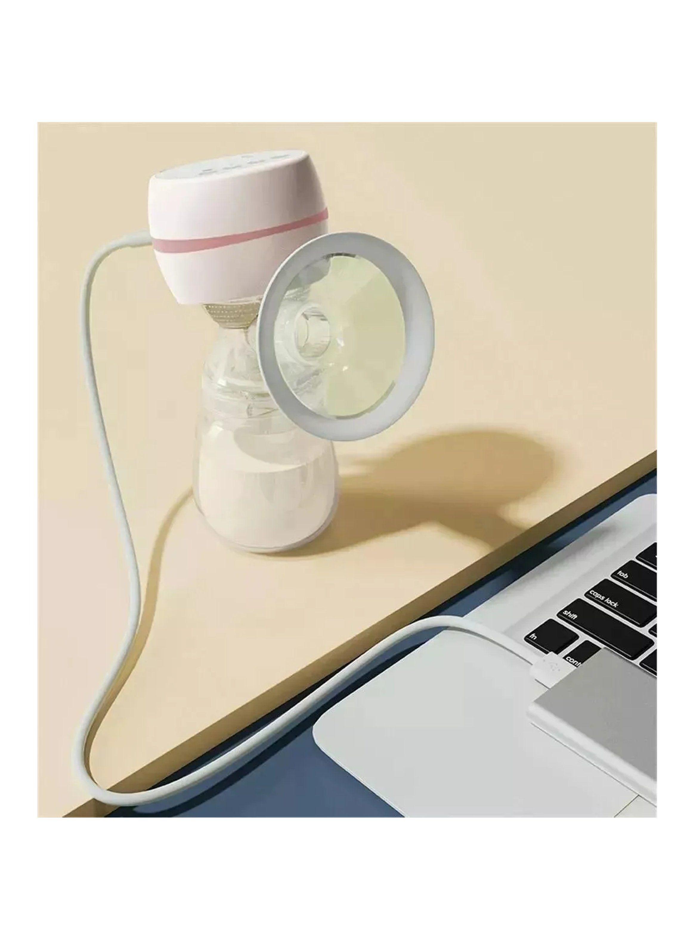 Extractor de Leche Eléctrico Portátil Pantalla Digital Regulable Rosa-4