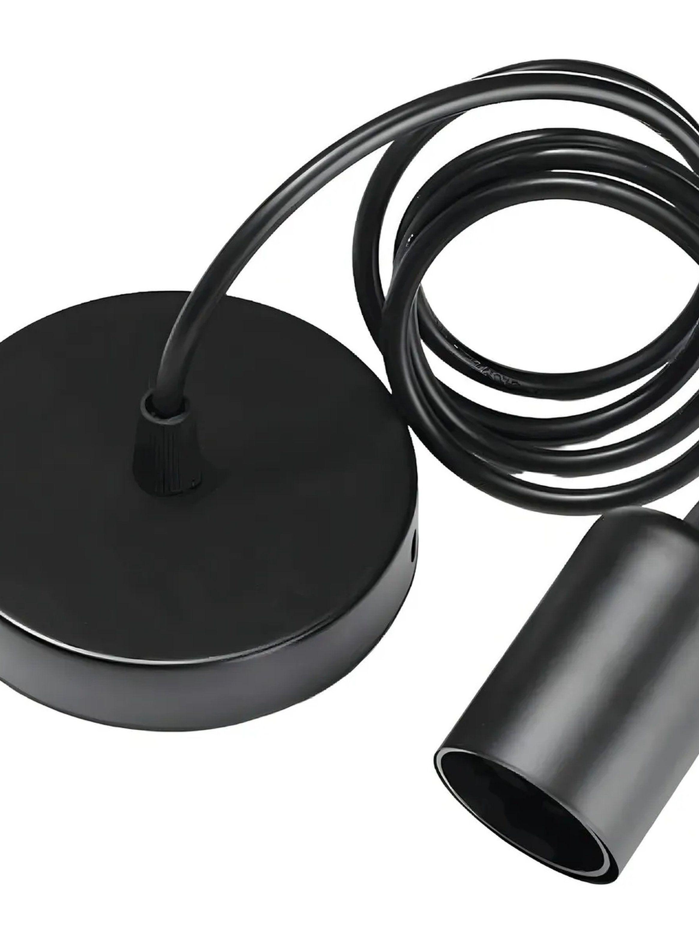 Lámpara Colgante Minimalista Negro Ajustable-8