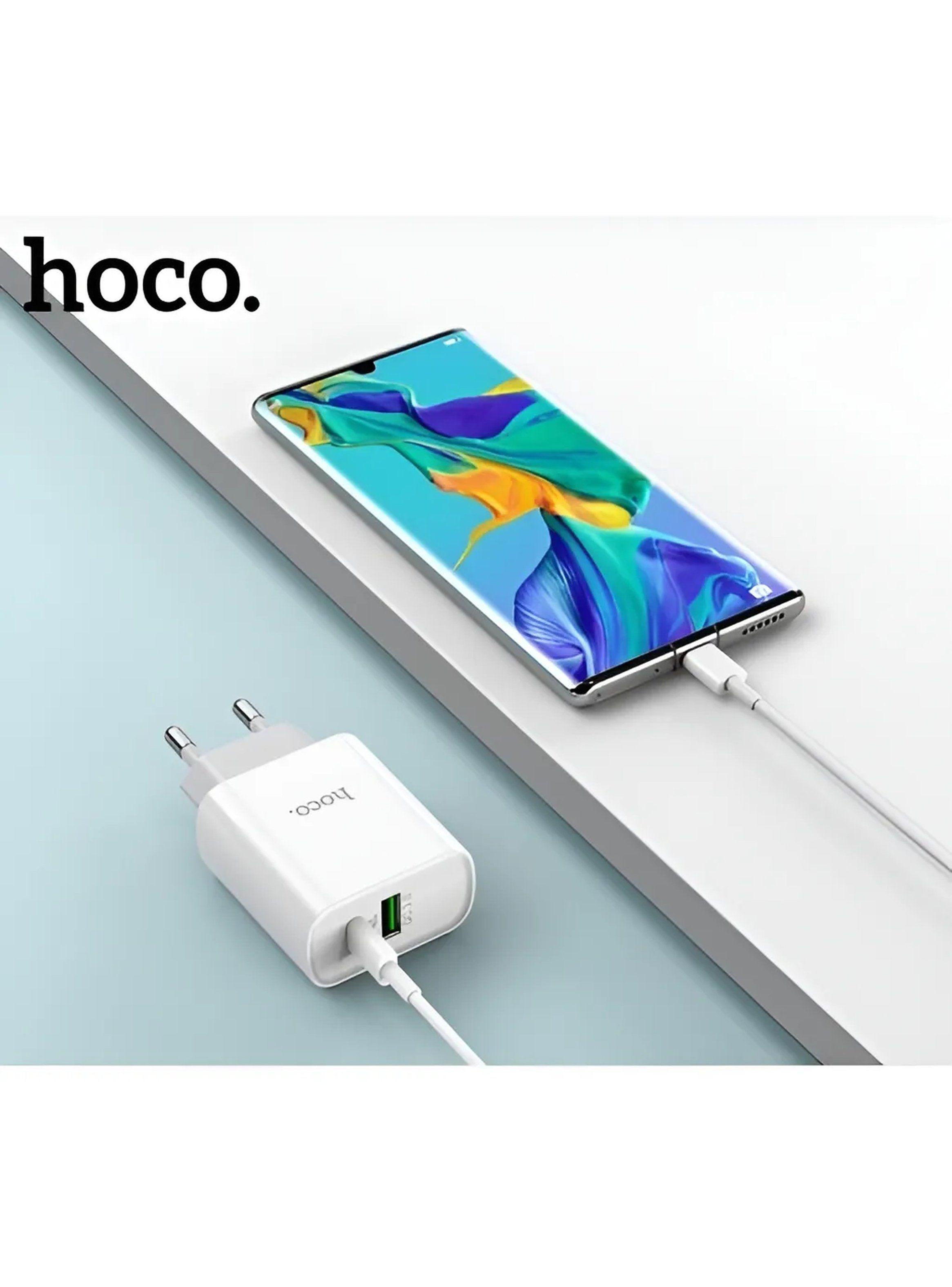Adaptador de Carga Rápida USB QC 3.0 y PD Blanco-2