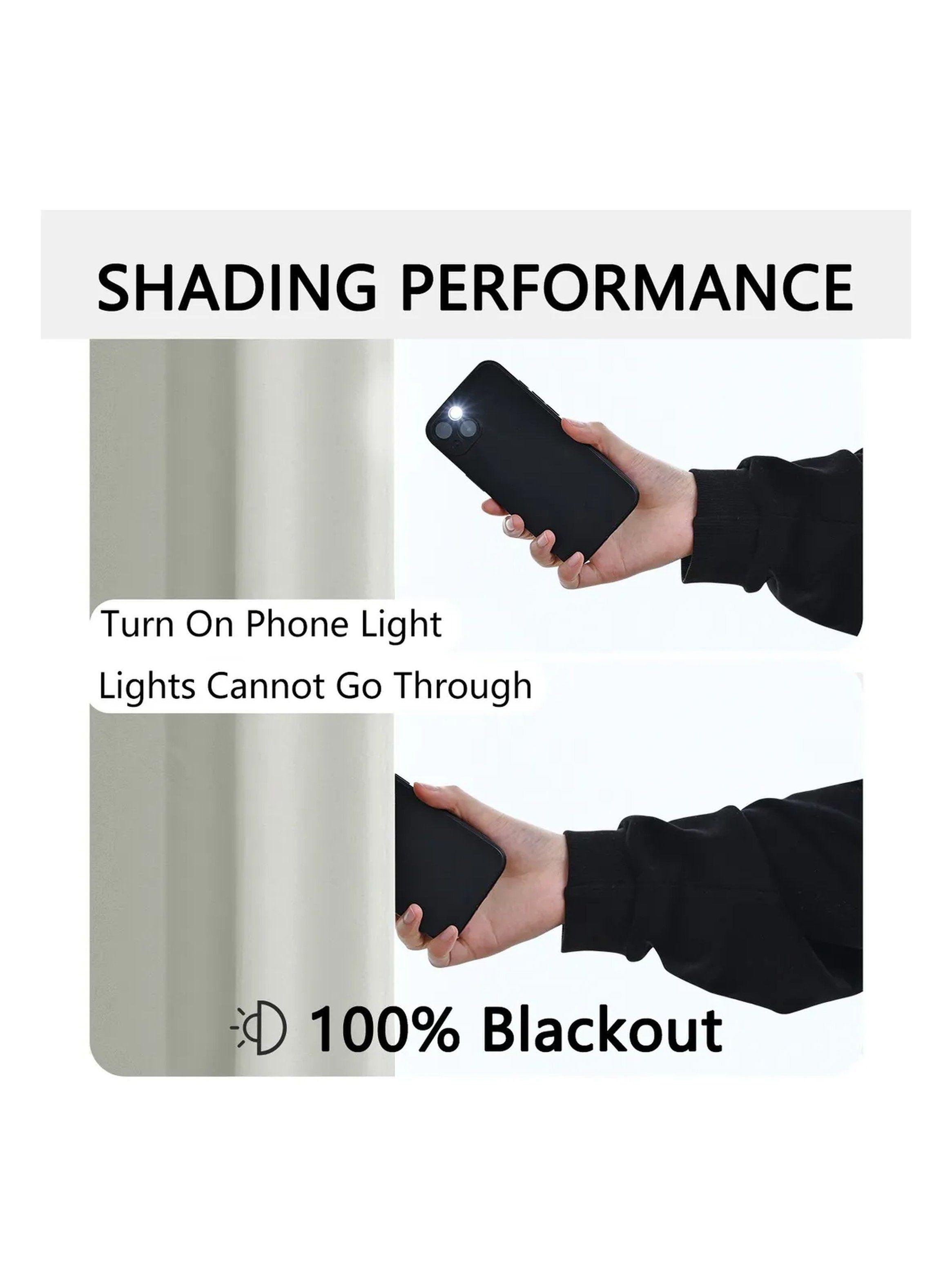 Cortinas Opacas con Aros Tela Azul Oscuro-7