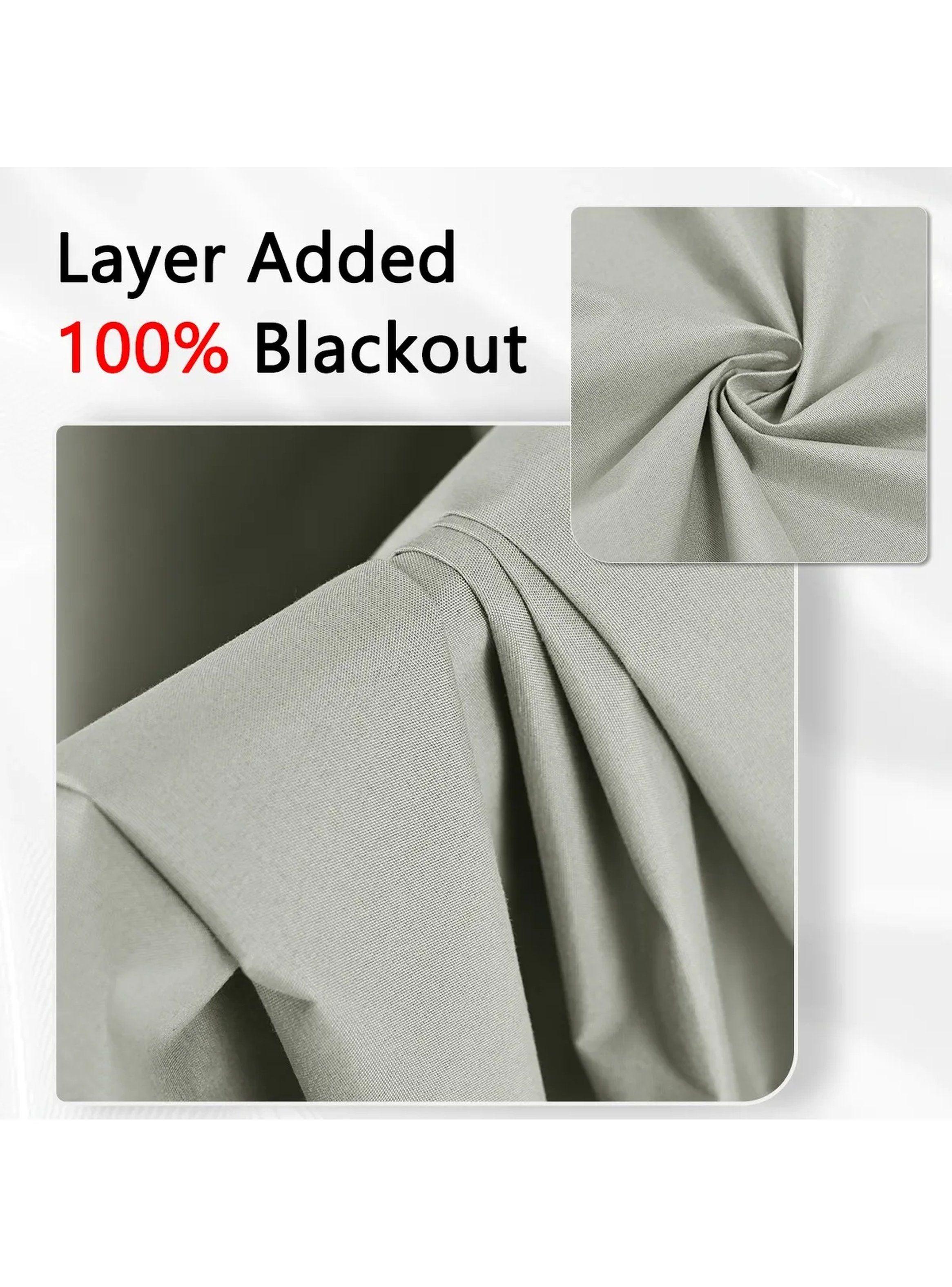 Cortinas Opacas con Aros Tela Azul Oscuro-8