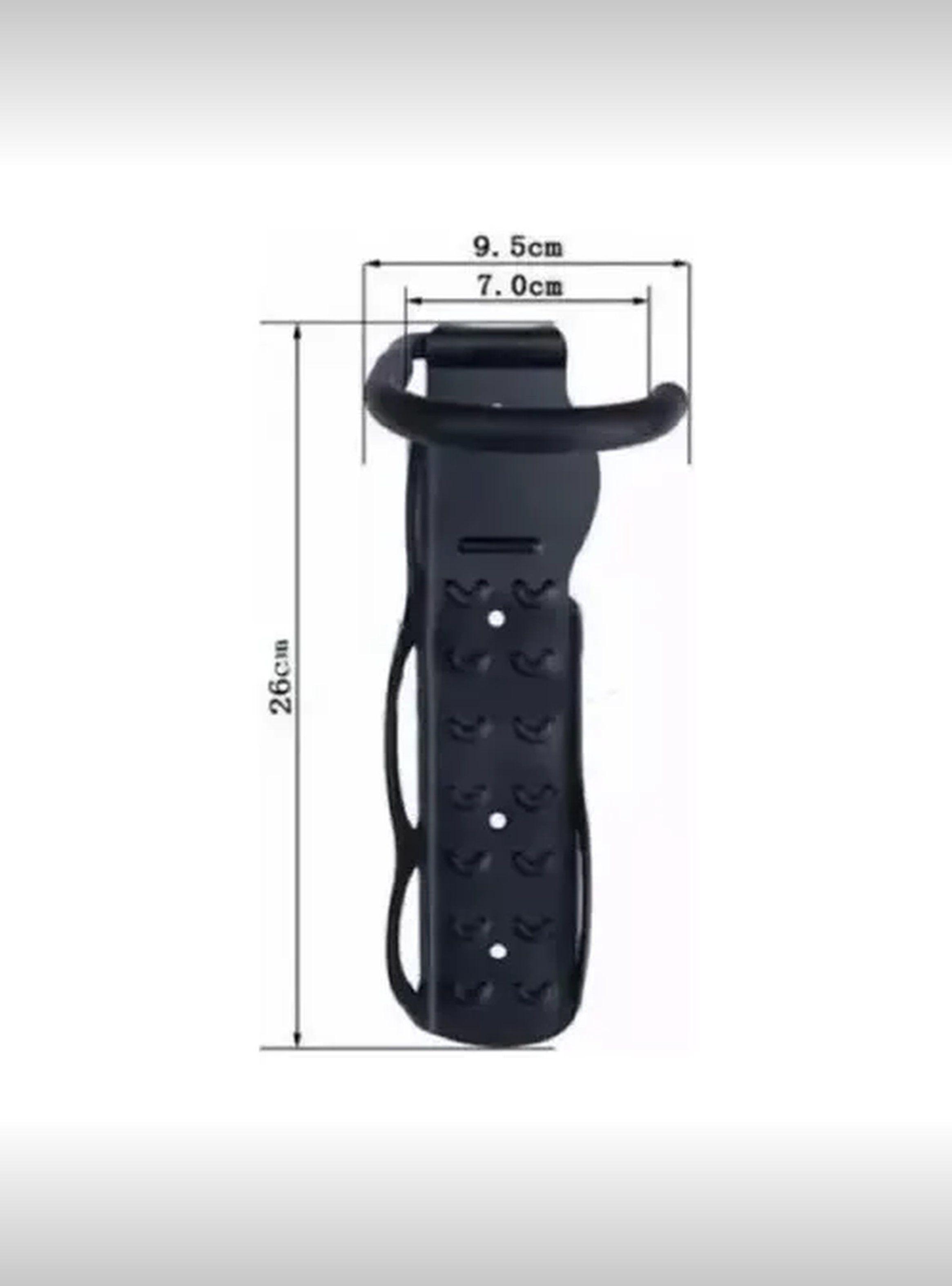 Soporte de Pared para Bicicletas Vertical Metálico Negro-8