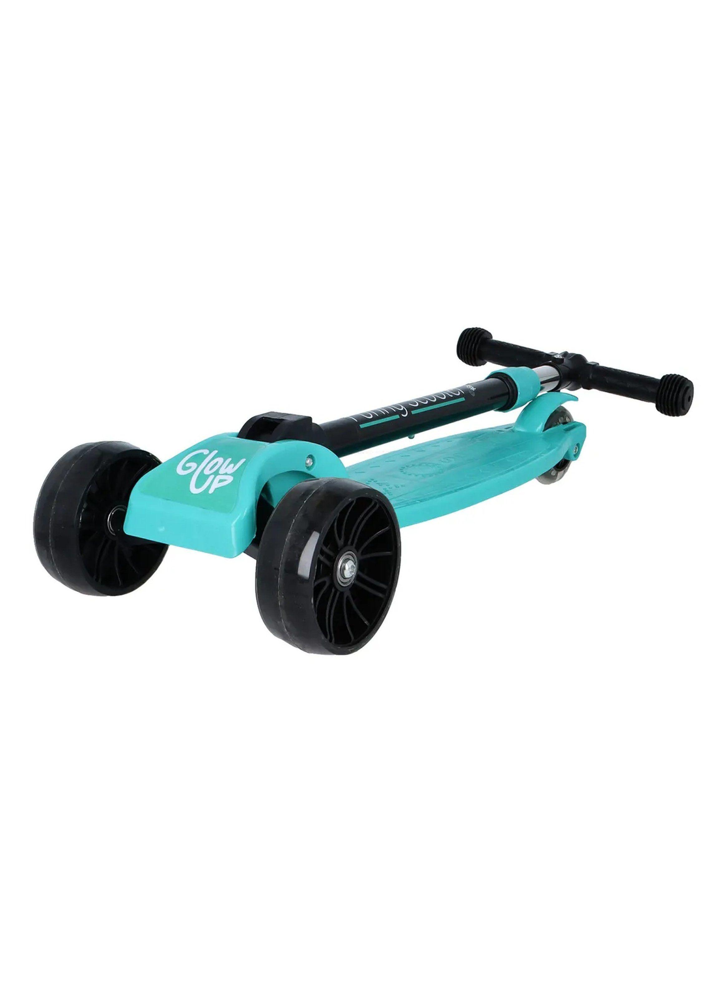 Scooter Plegable Infantil Ajustable Hasta 50 Kg Turquesa-3