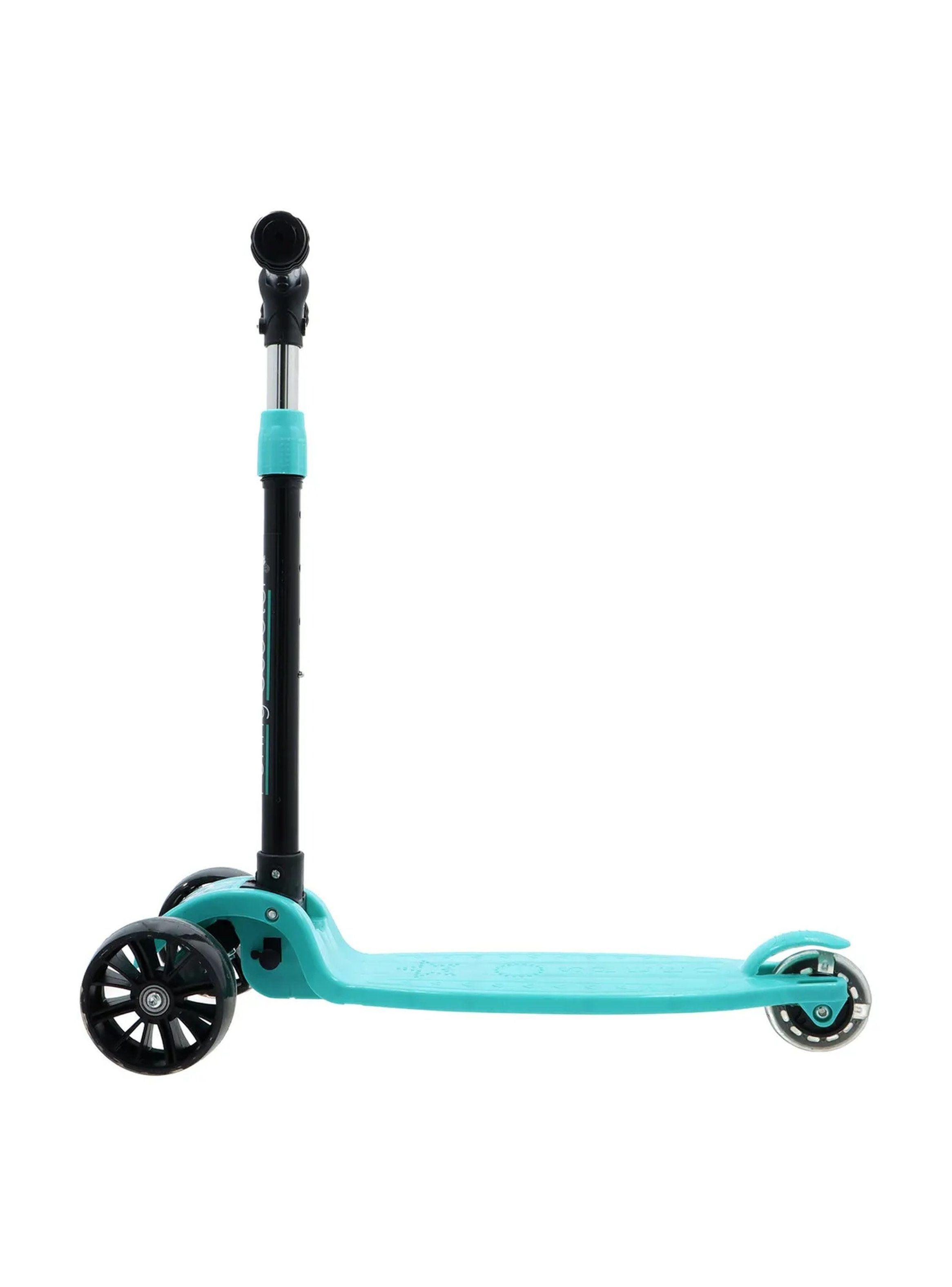 Scooter Plegable Infantil Ajustable Hasta 50 Kg Turquesa-4