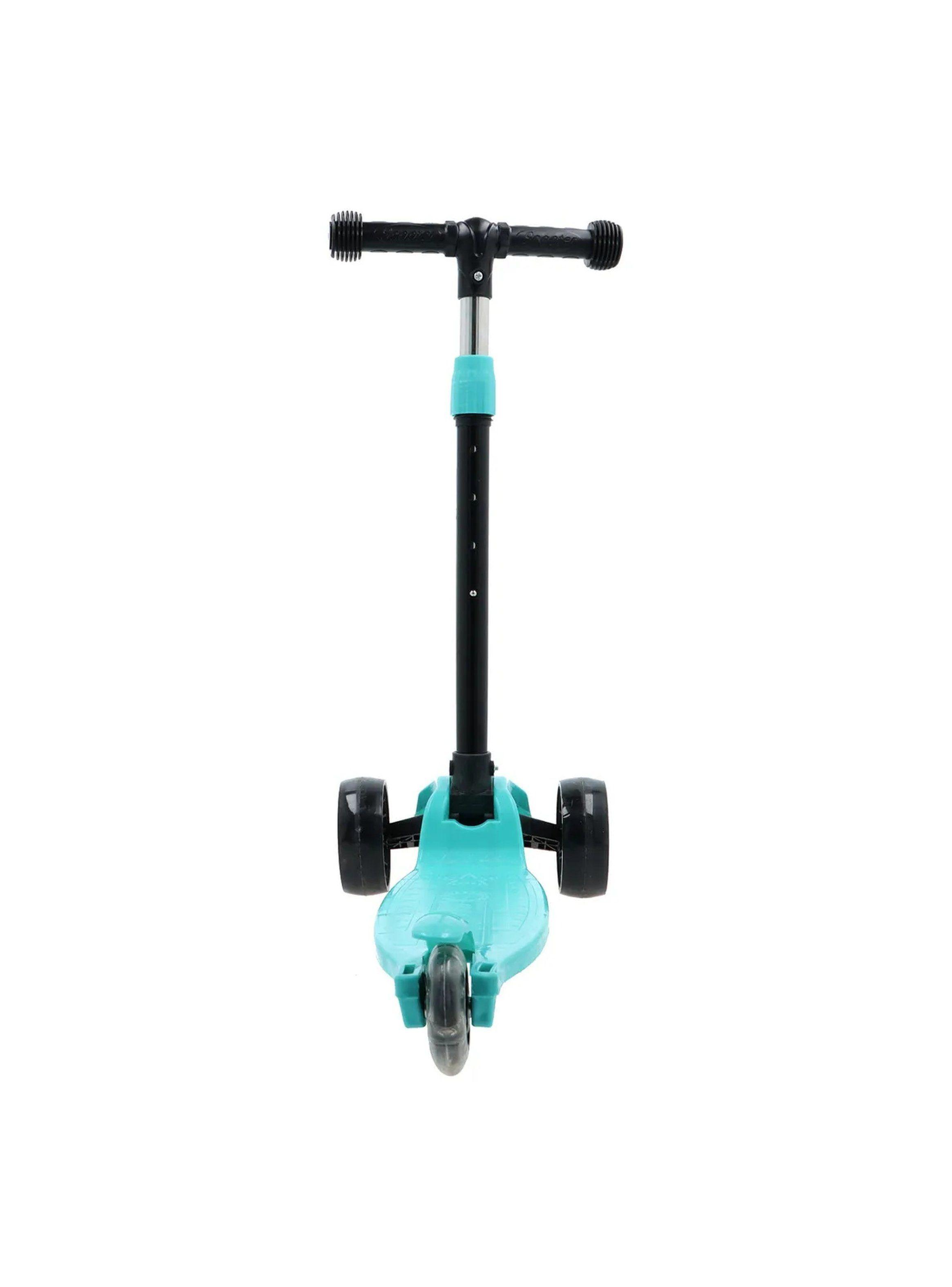 Scooter Plegable Infantil Ajustable Hasta 50 Kg Turquesa-5