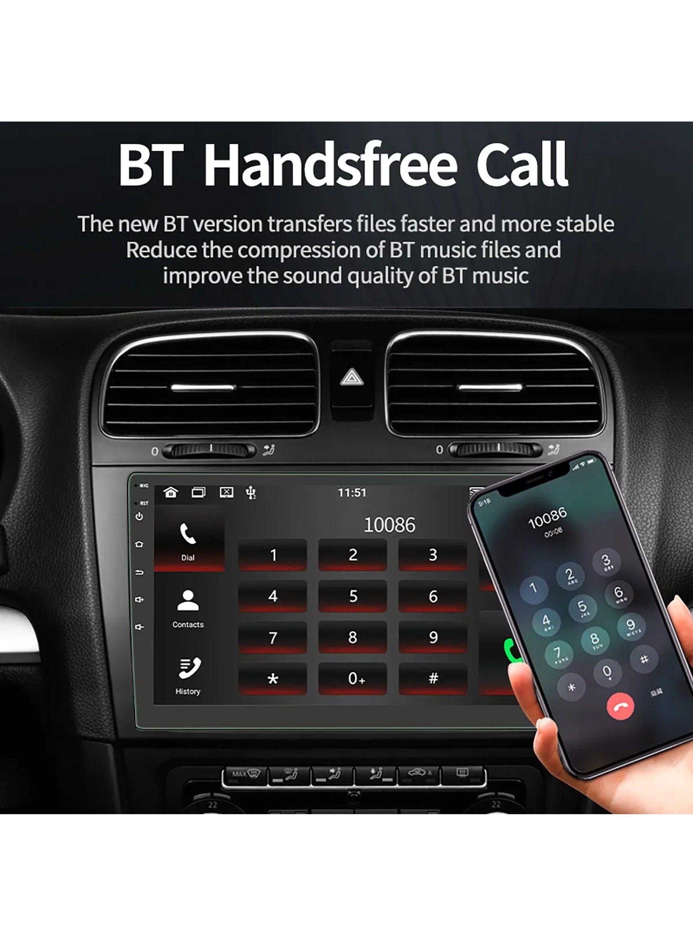 Radio Multimedia para Auto Pantalla Táctil 9 Pulgadas Bluetooth GPS WiFi-7