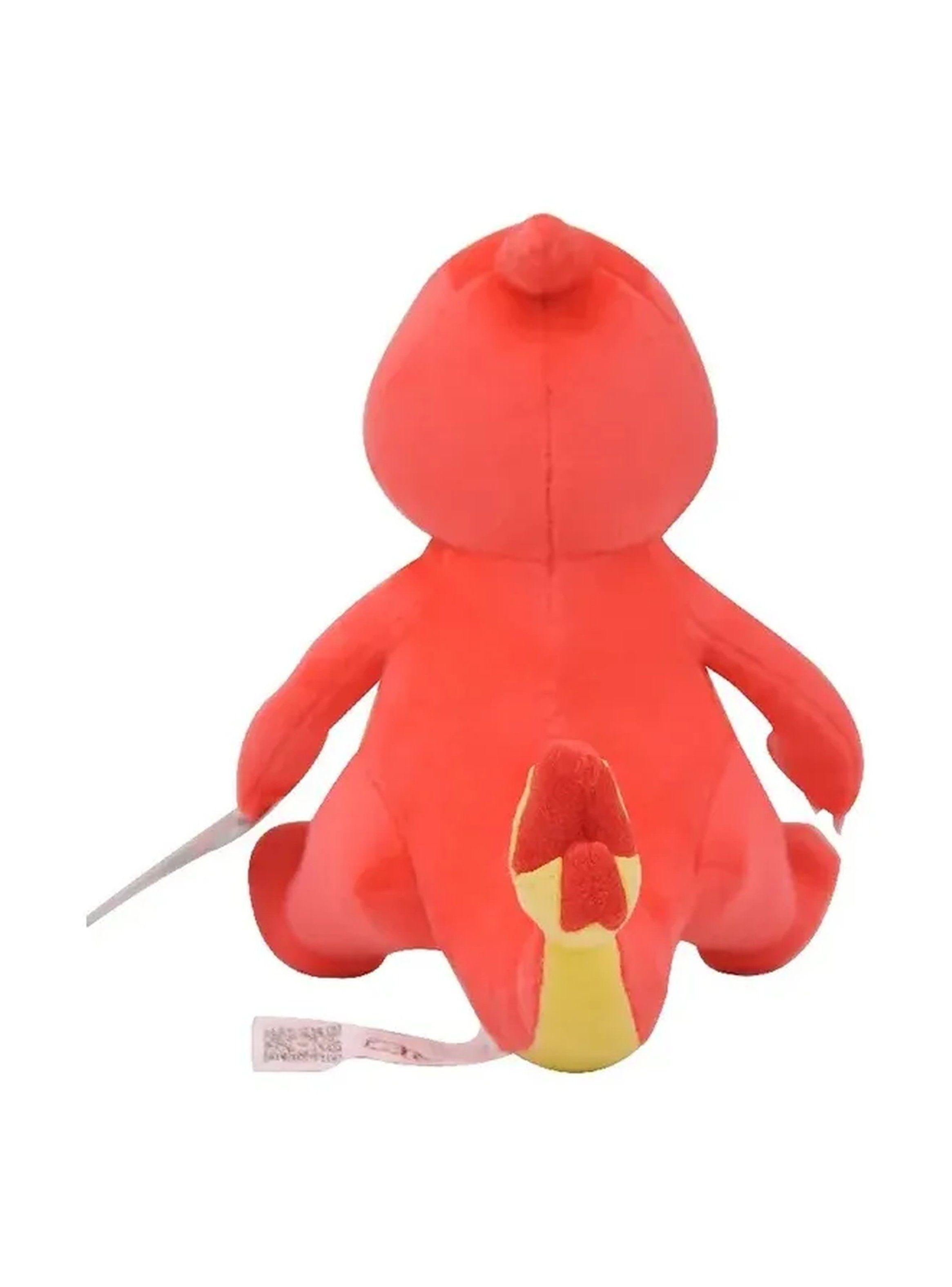 Peluche de Dinosaurio Rojo 30 cm Suave-3