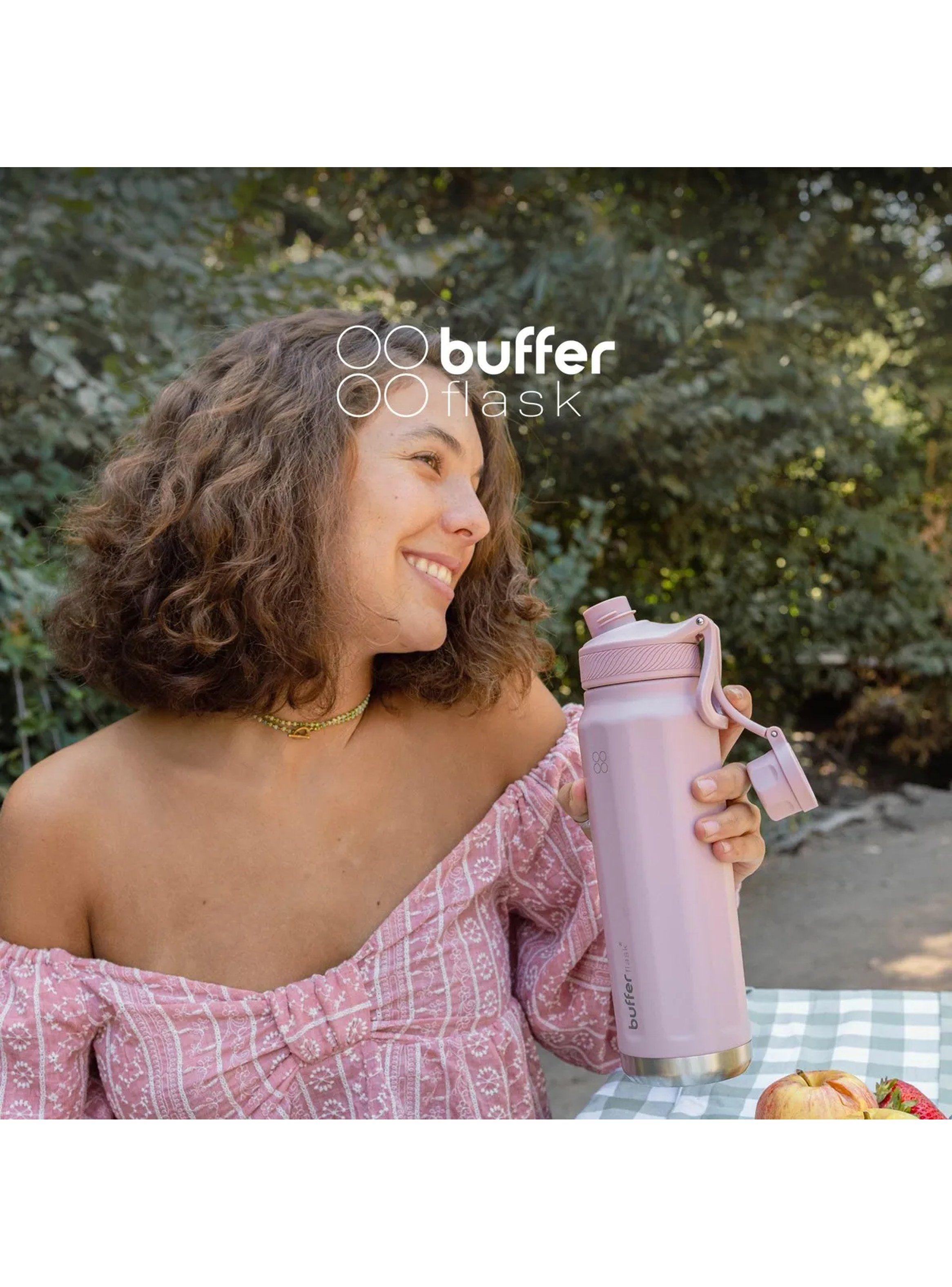 Botella Térmica Acero Inoxidable 1L Rosa Libre de BPA-7