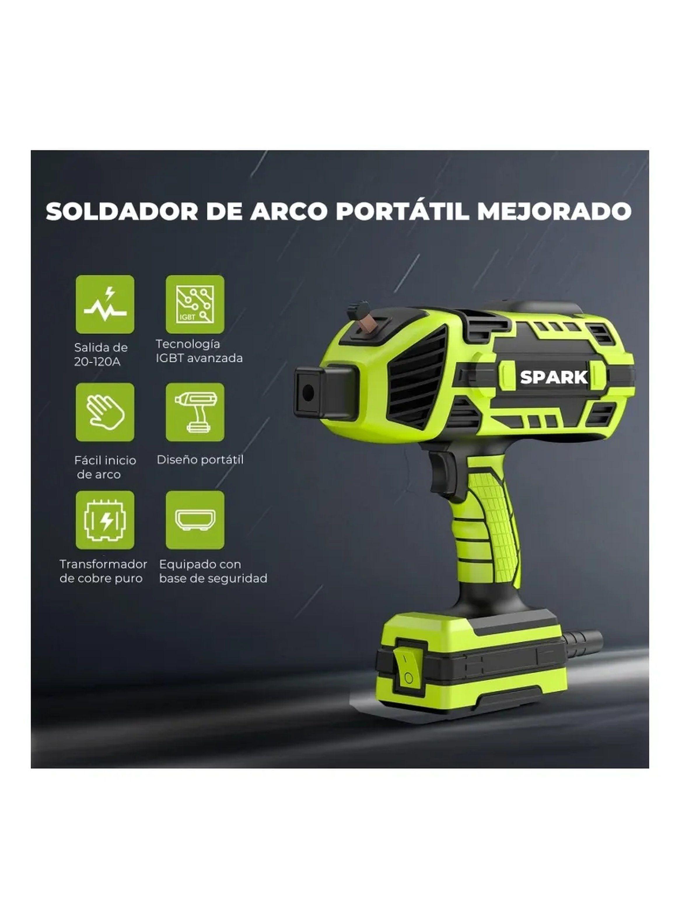 Soldador de Arco Portátil IGBT 20-120A Cobre Ajustable-2