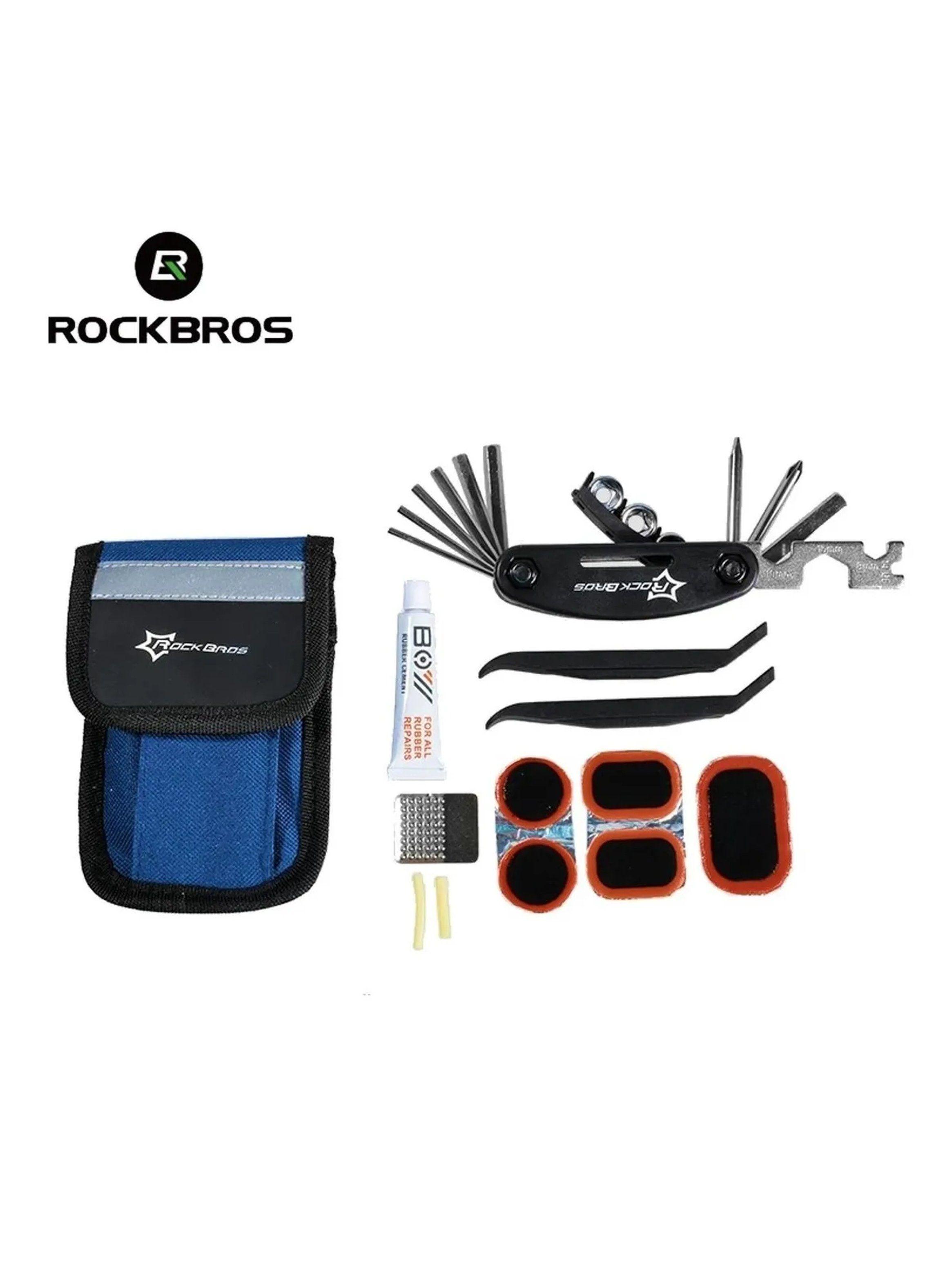 Kit de Reparación para Bicicletas Portátil con Herramientas 16 en 1 y Accesorios-8