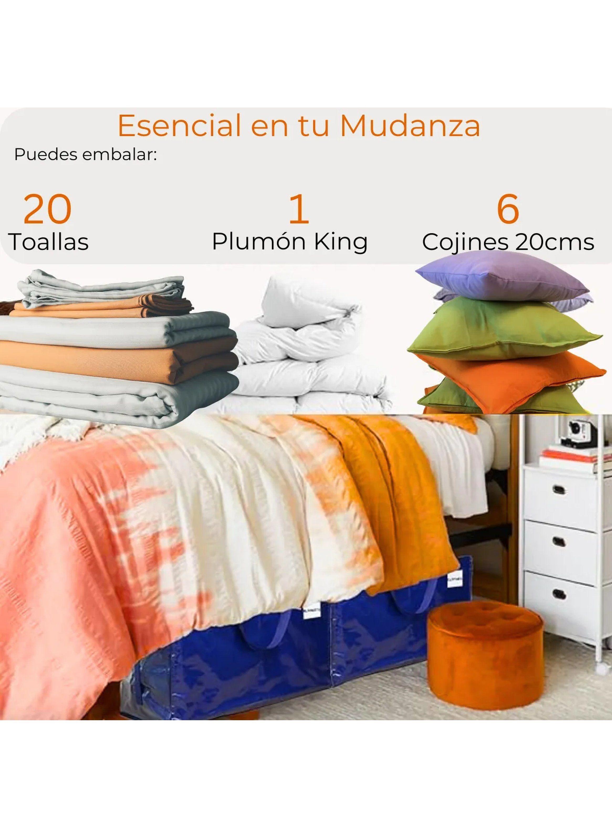 Bolsa de Almacenamiento Grande Resistente al Agua Pack de 2-5