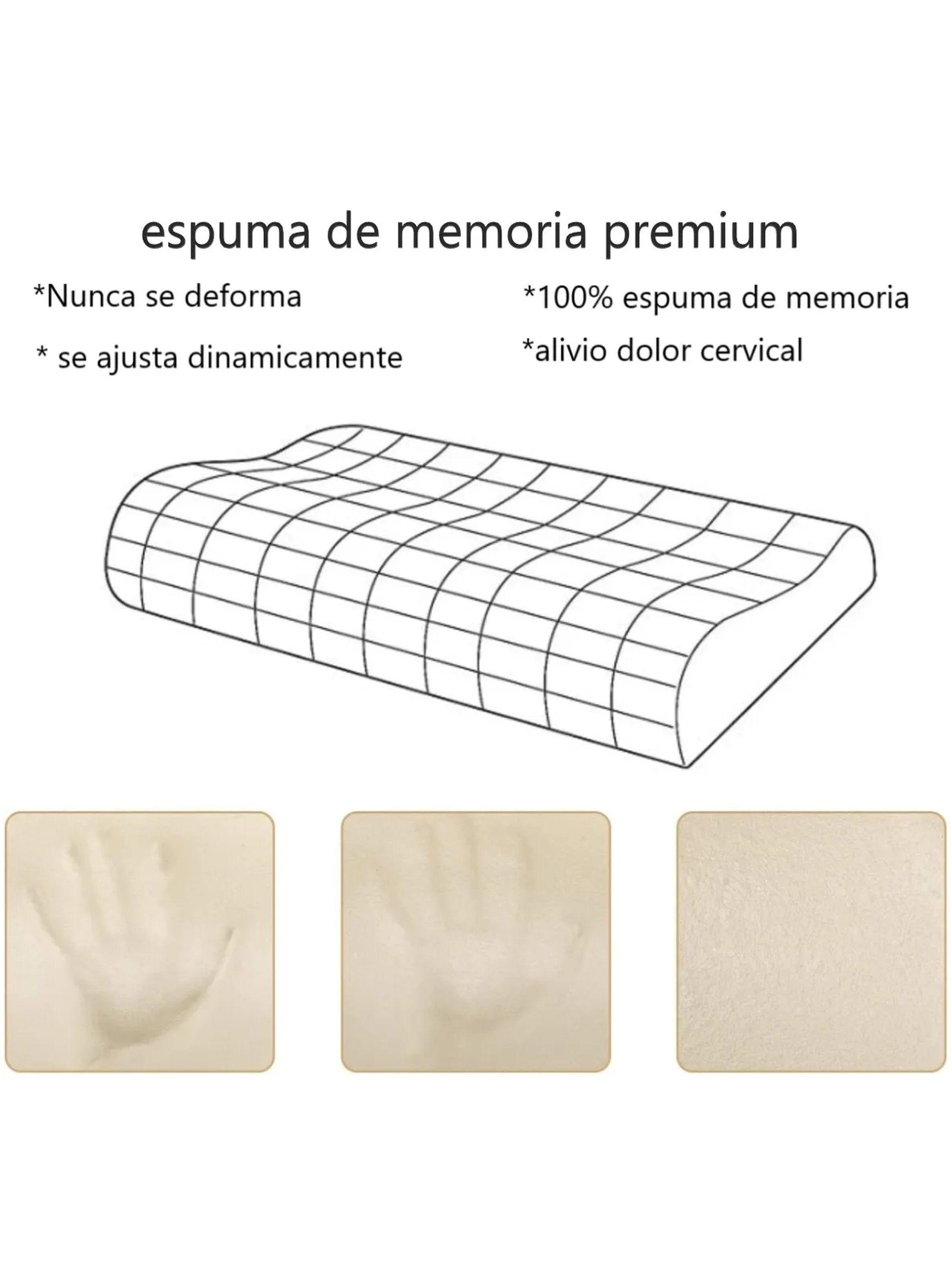 Almohada Ortopédica Espuma de Memoria Antidolor Cervical-1