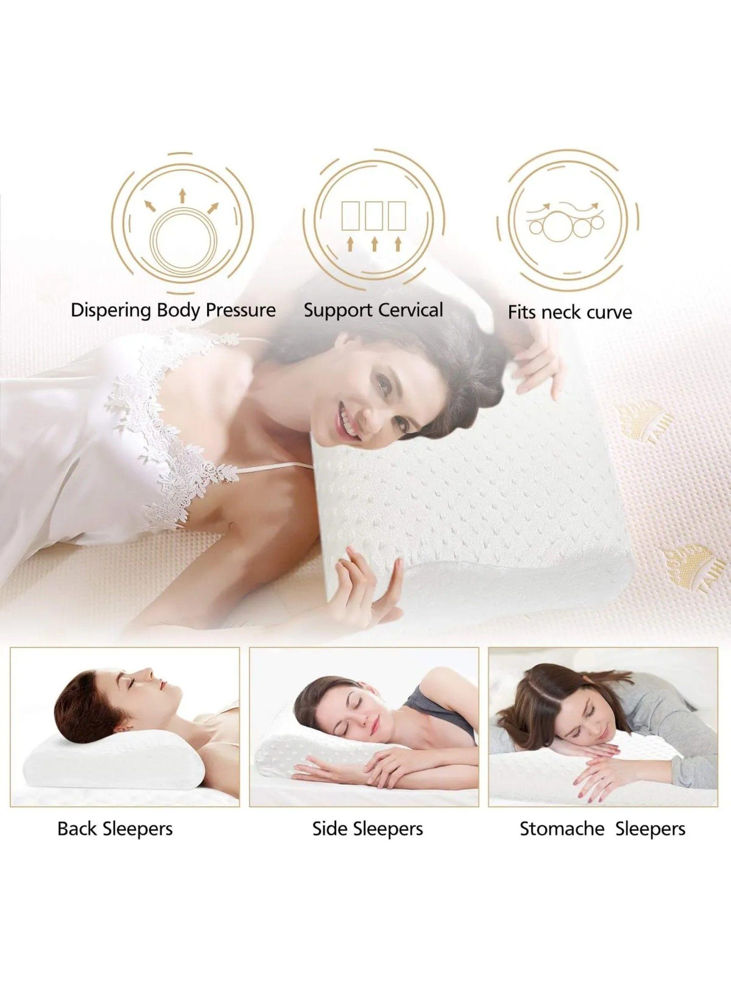 Almohada Ortopédica Espuma de Memoria Antidolor Cervical-6