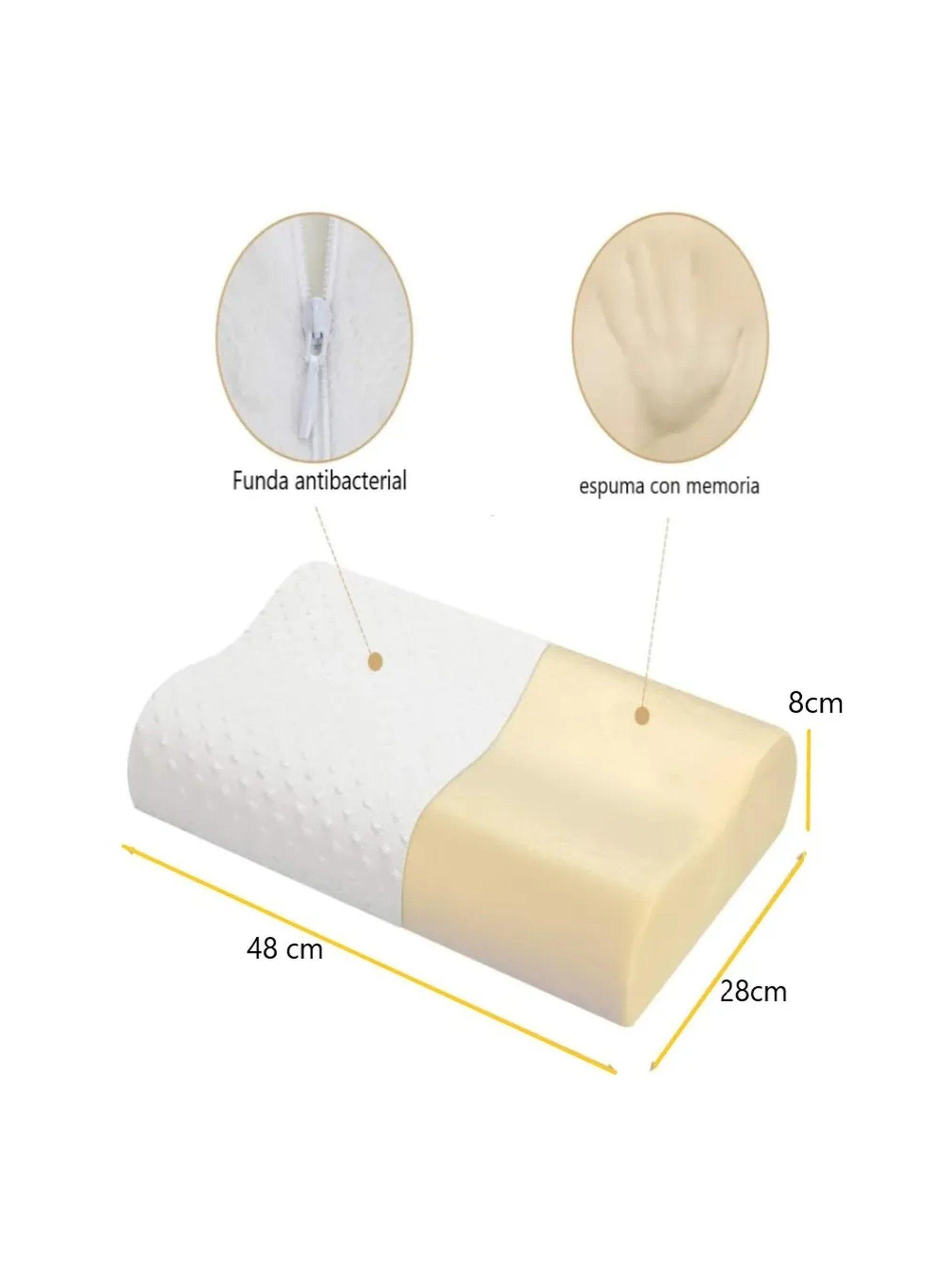 Almohada Ortopédica Espuma de Memoria Antidolor Cervical-8