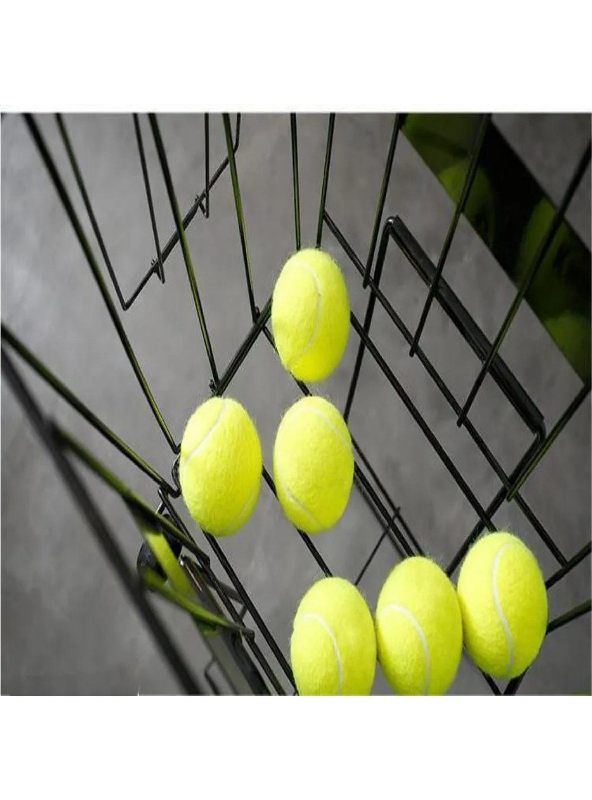 Carro Para Pelotas De Tenis Metal Negro 30x25x91-4