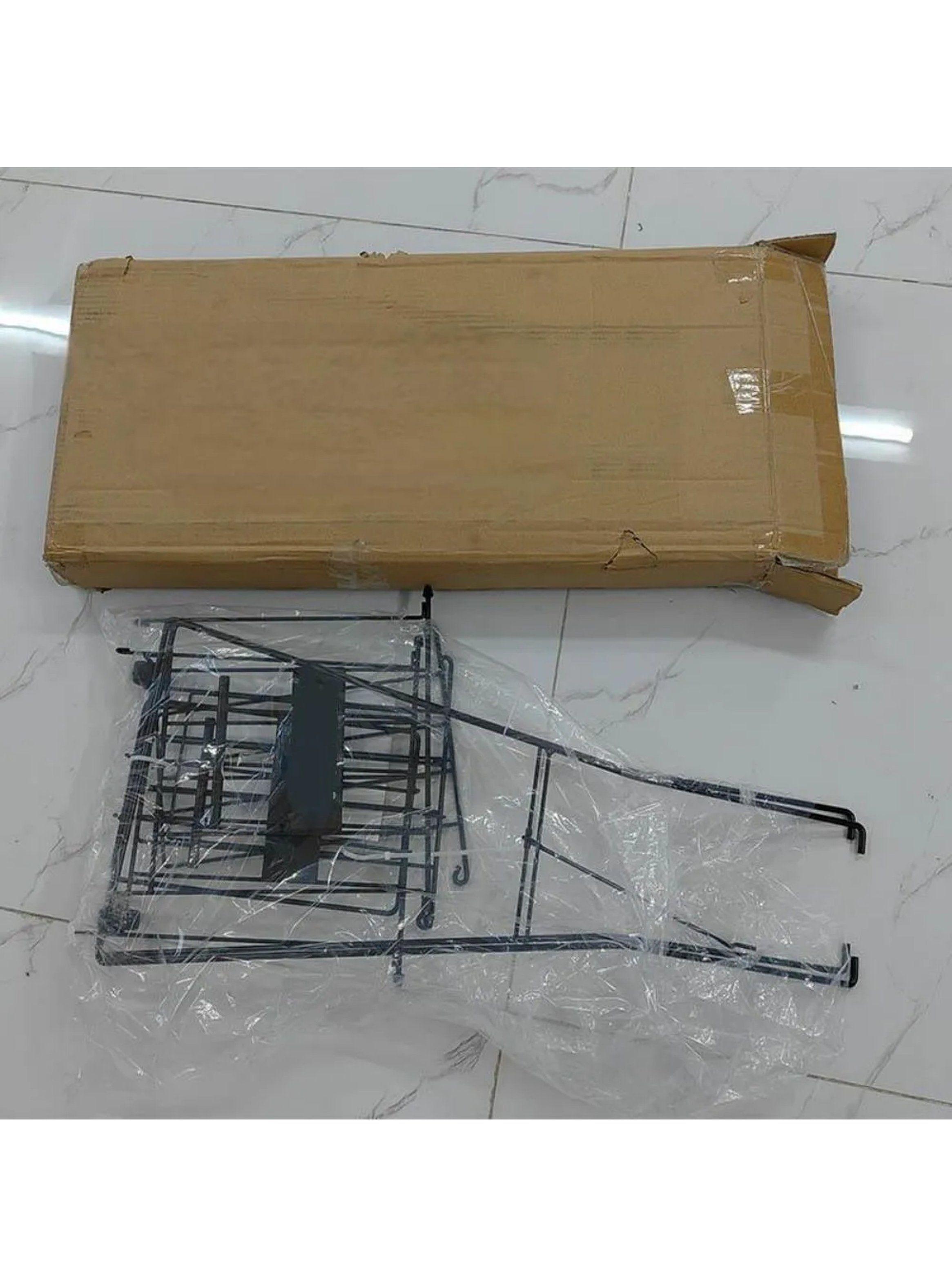 Carro Para Pelotas De Tenis Metal Negro 30x25x91-5