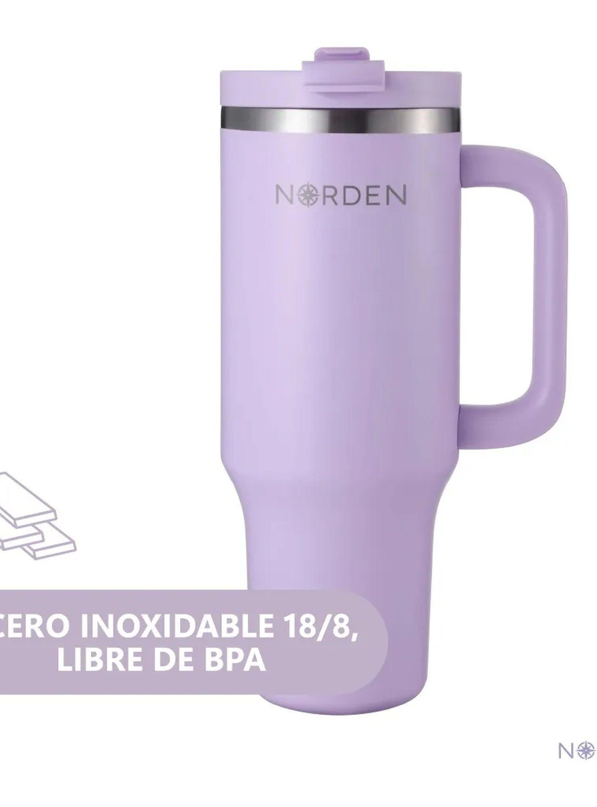 Taza Térmica Acero Inoxidable 1.2L Aislamiento al Vacío Lavanda-7