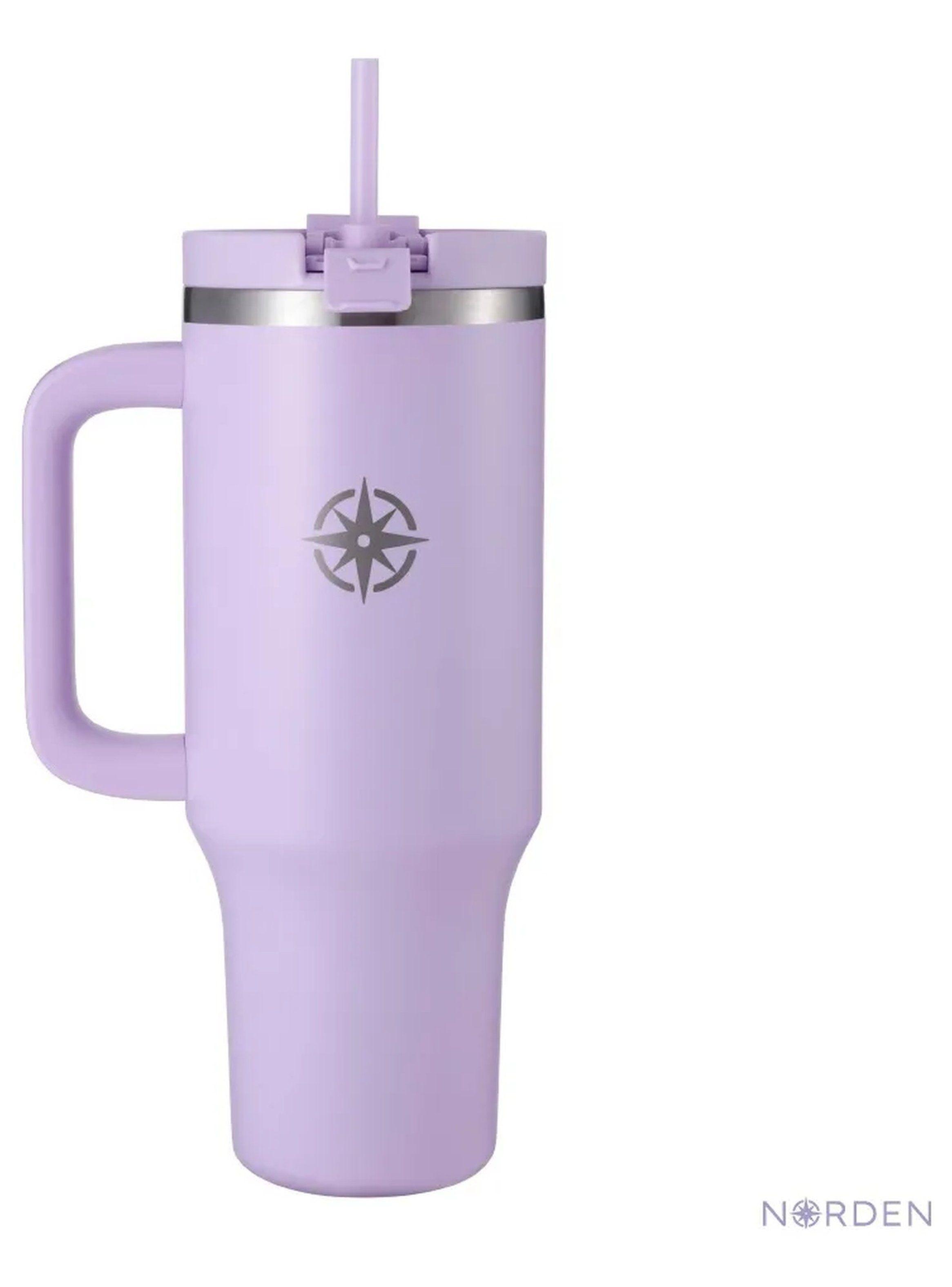 Taza Térmica Acero Inoxidable 1.2L Aislamiento al Vacío Lavanda-9