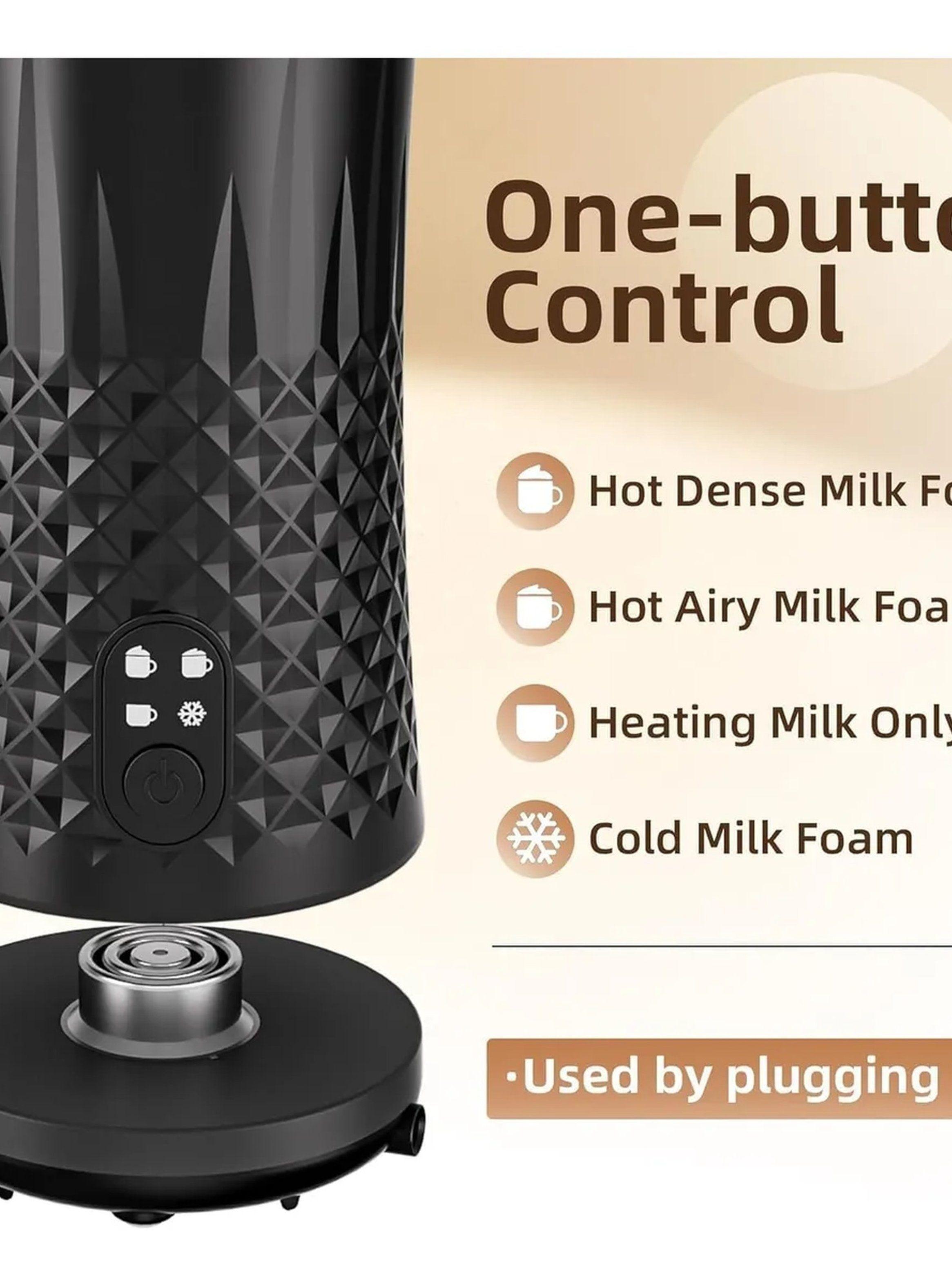 Espumador de Leche Automático 240ml Silencioso Negro-4