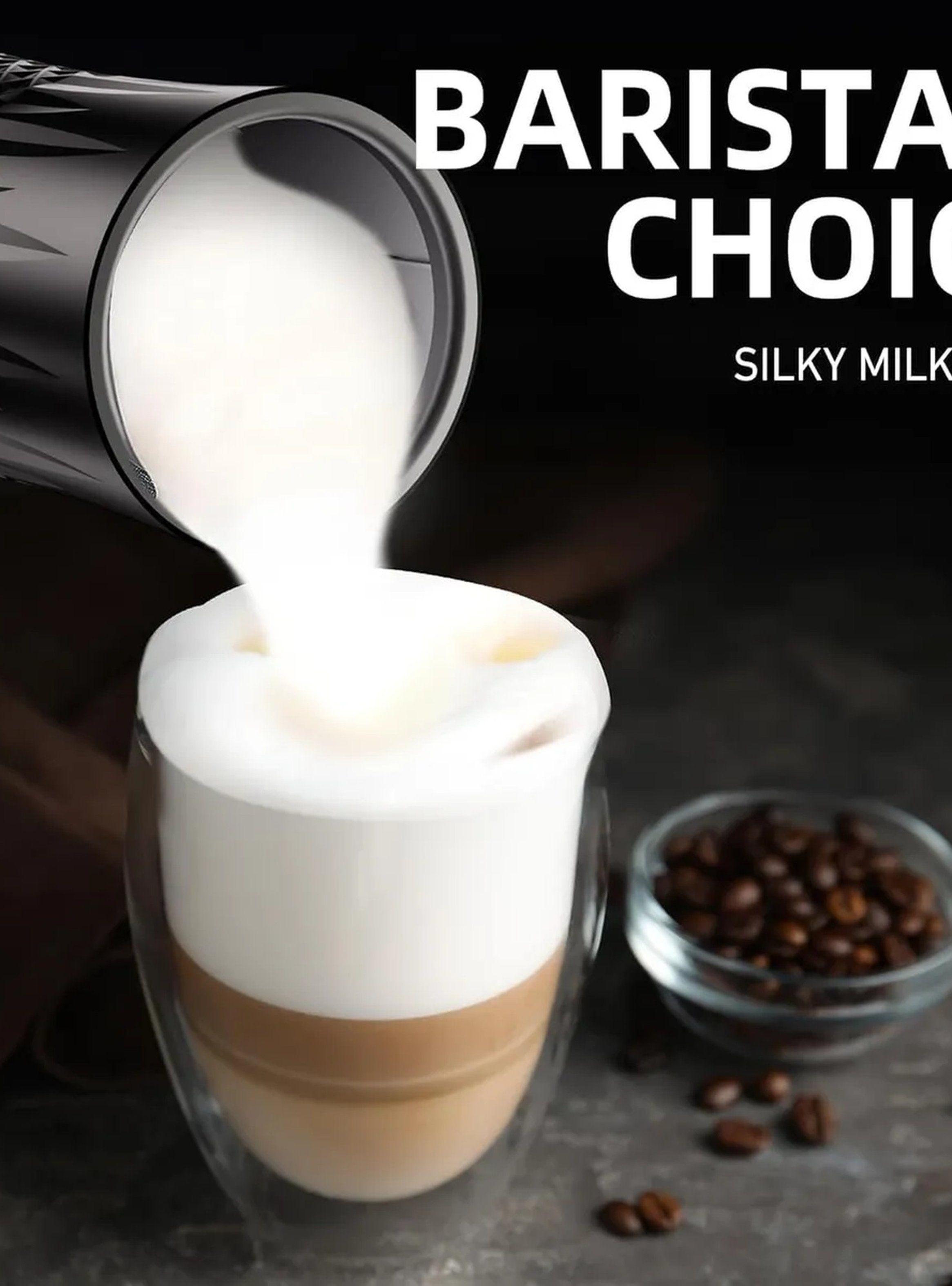 Espumador de Leche Automático 240ml Silencioso Negro-6