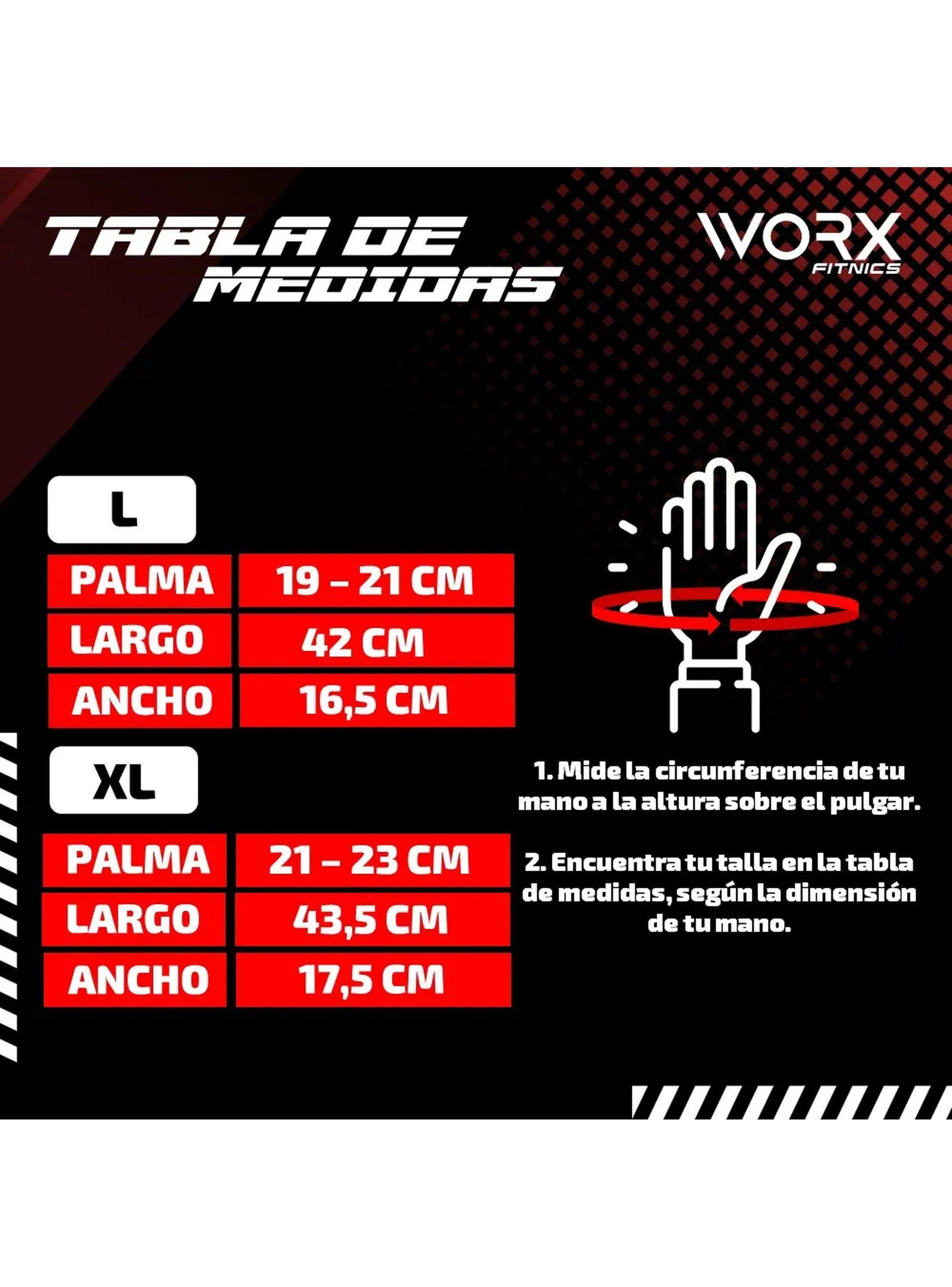 Guantes Deportivos Antideslizantes Protección Muñeca Talla L-7