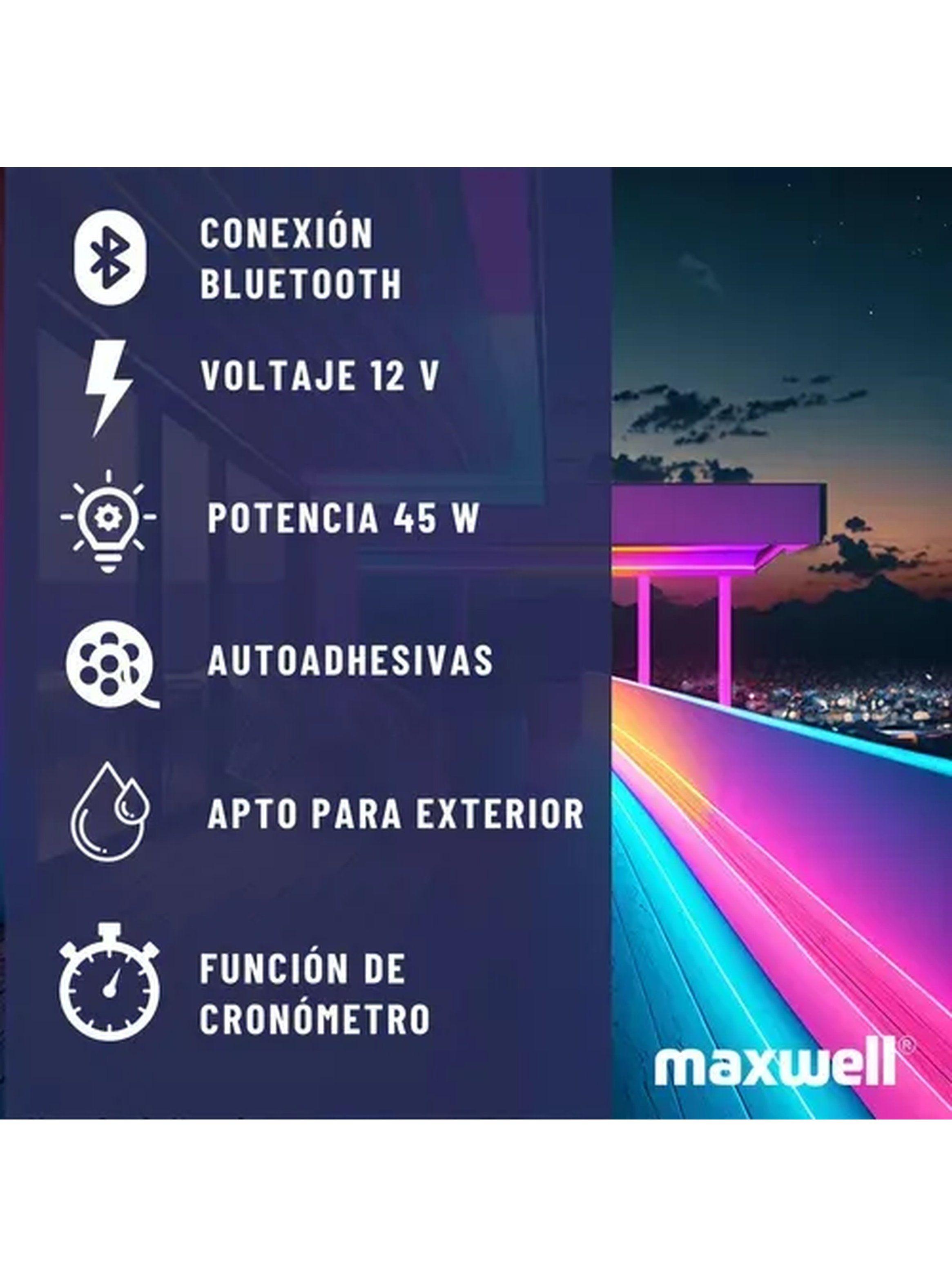 Tira LED Flexible RGB Control Inteligente Sincronización Música Ajustable-4