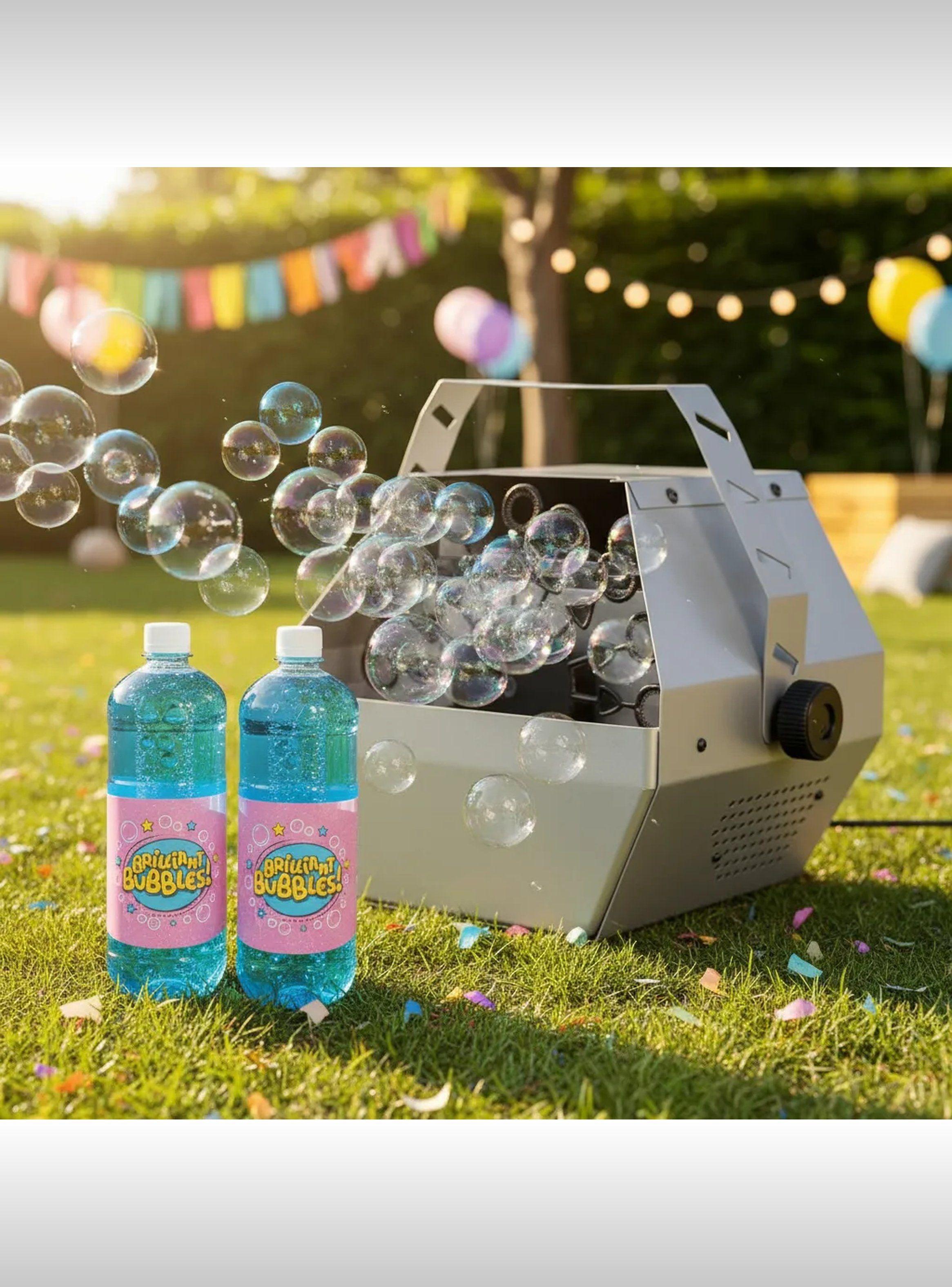 Máquina de Burbujas Eléctrica con Recipientes de Líquido-0