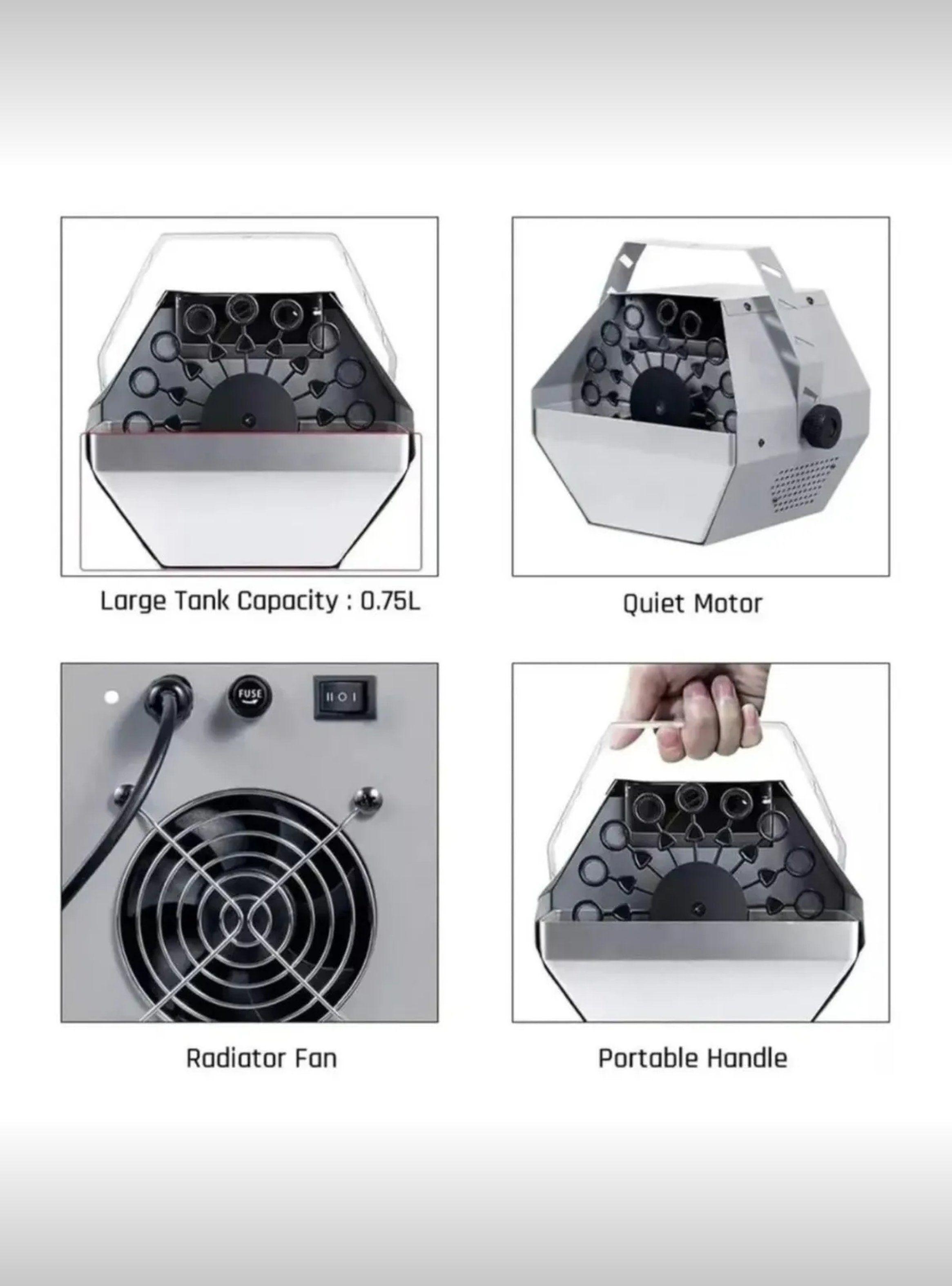 Máquina de Burbujas Eléctrica con Recipientes de Líquido-6