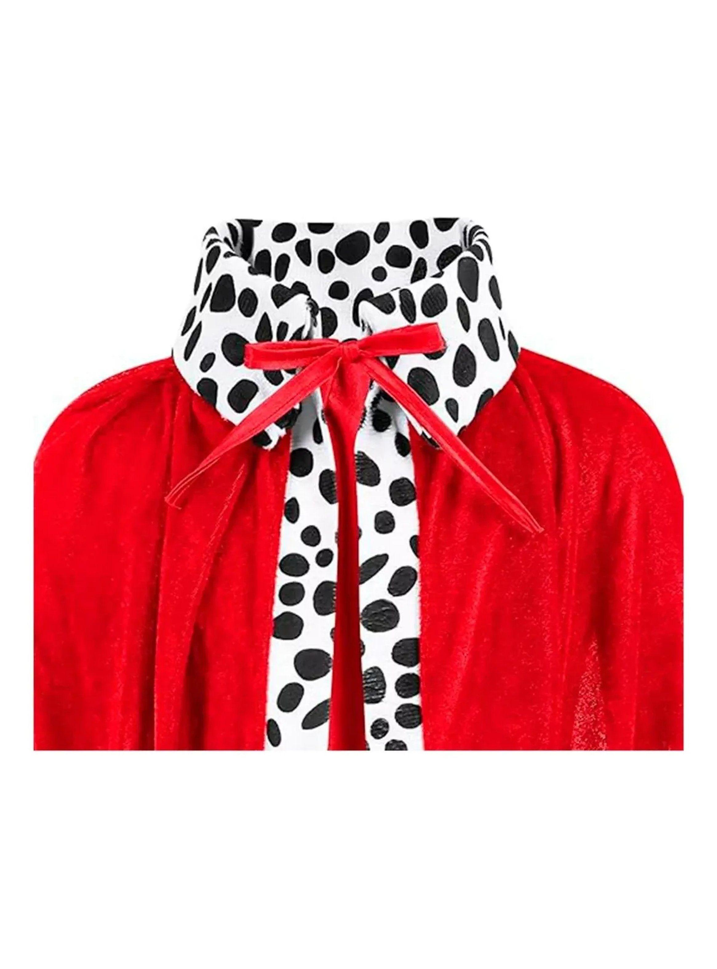 Set de Disfraz de Rey para Niños Capa Roja con Corona y Cetro-4