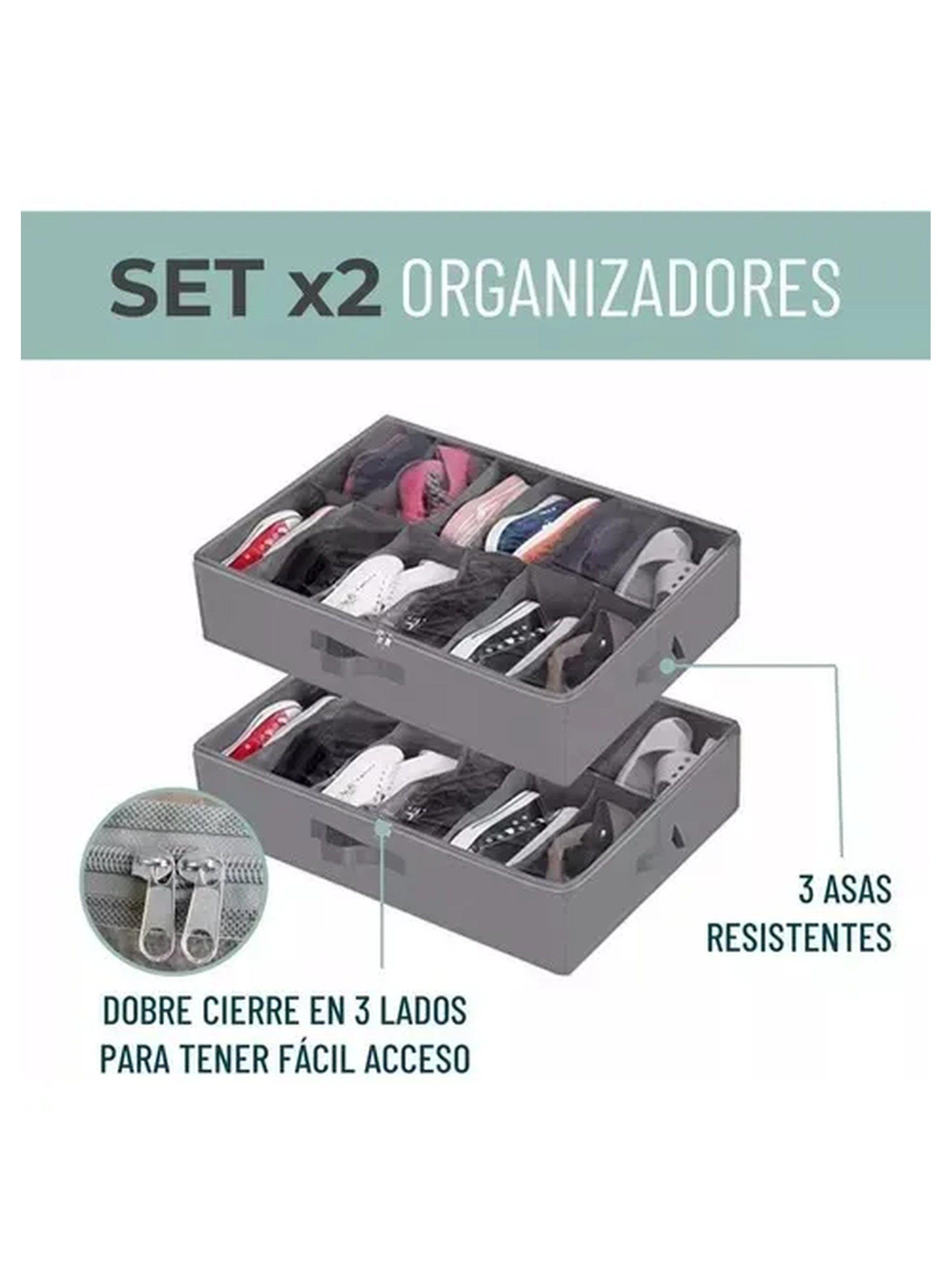 Caja Organizadora de Zapatos Tela TNT Transpirable Transparente-4