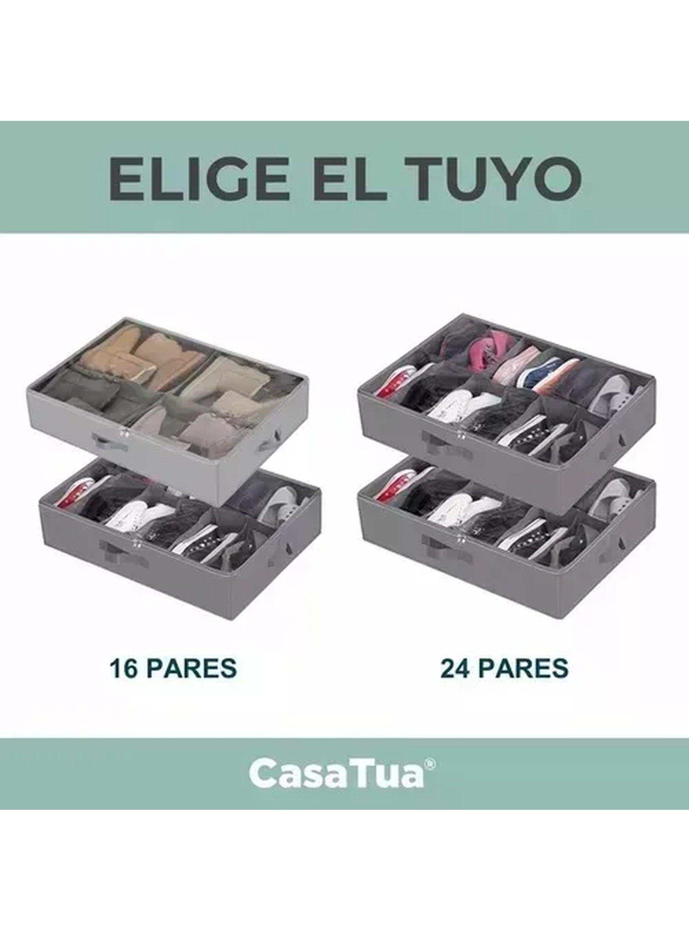 Caja Organizadora de Zapatos Tela TNT Transpirable Transparente-6