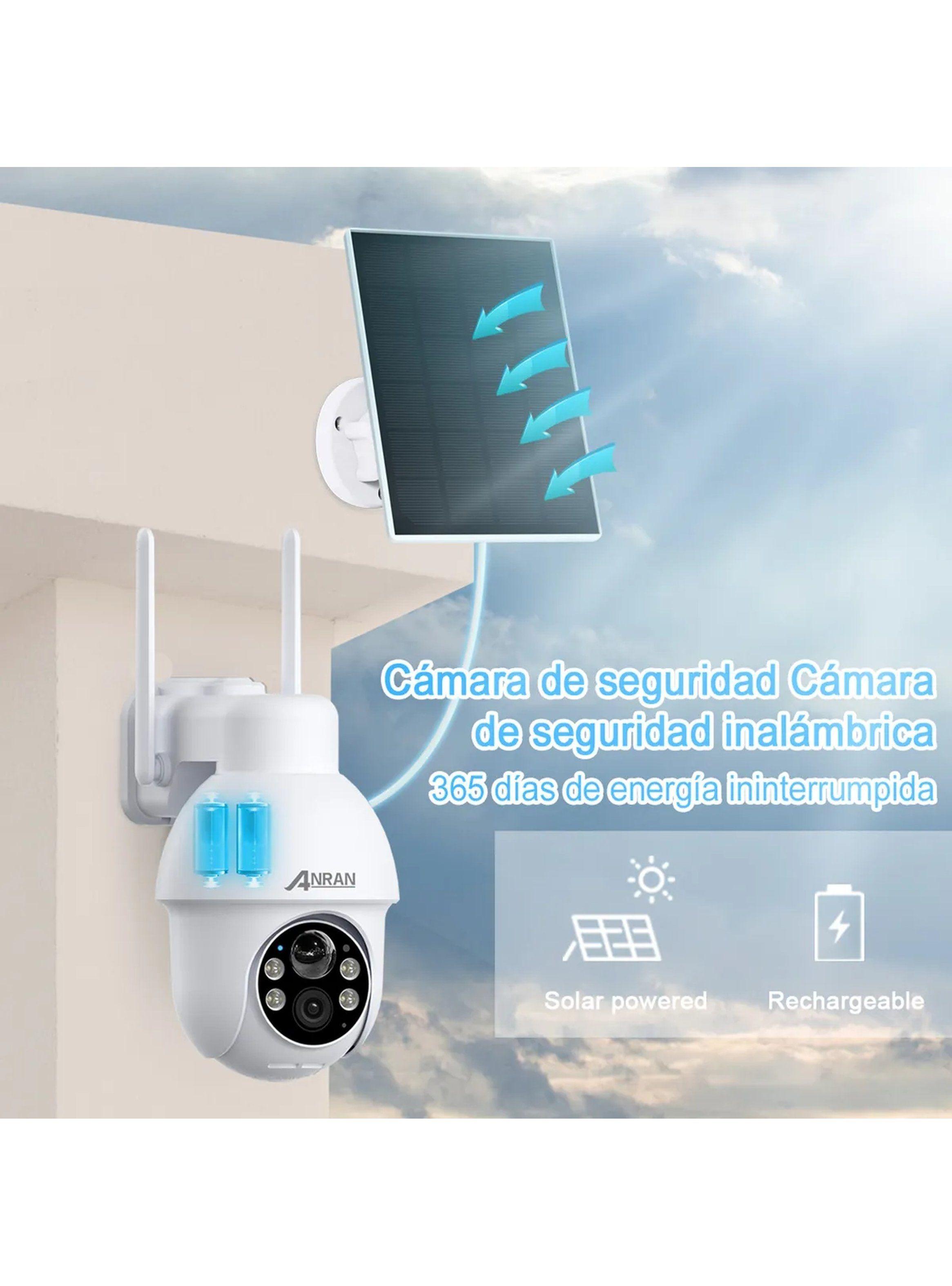 Cámara De Seguridad Exterior 4G Solar 360° Full HD Visión Nocturna-8