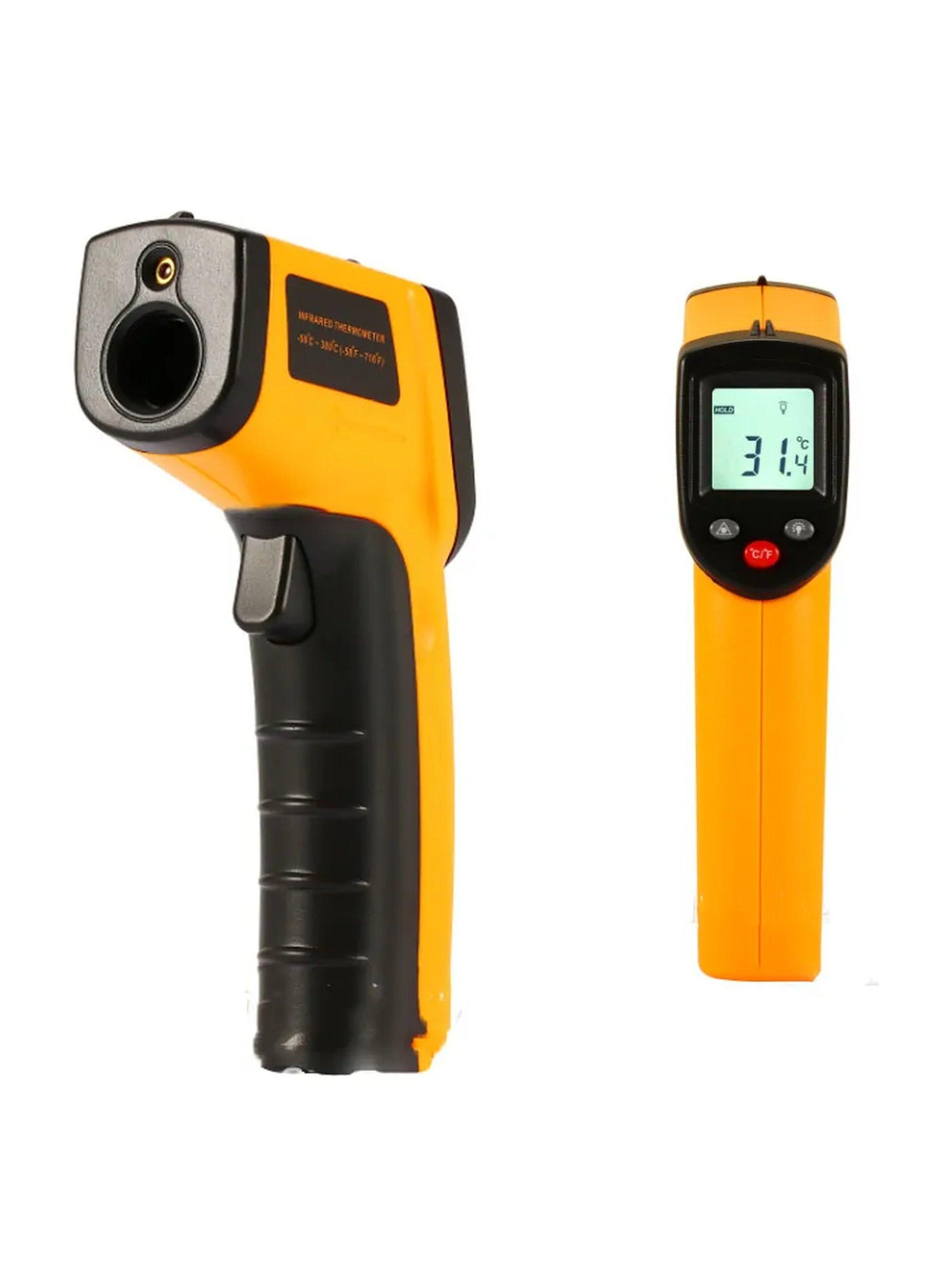 Termómetro Láser Digital Medición Infrarroja Pantalla LCD-1