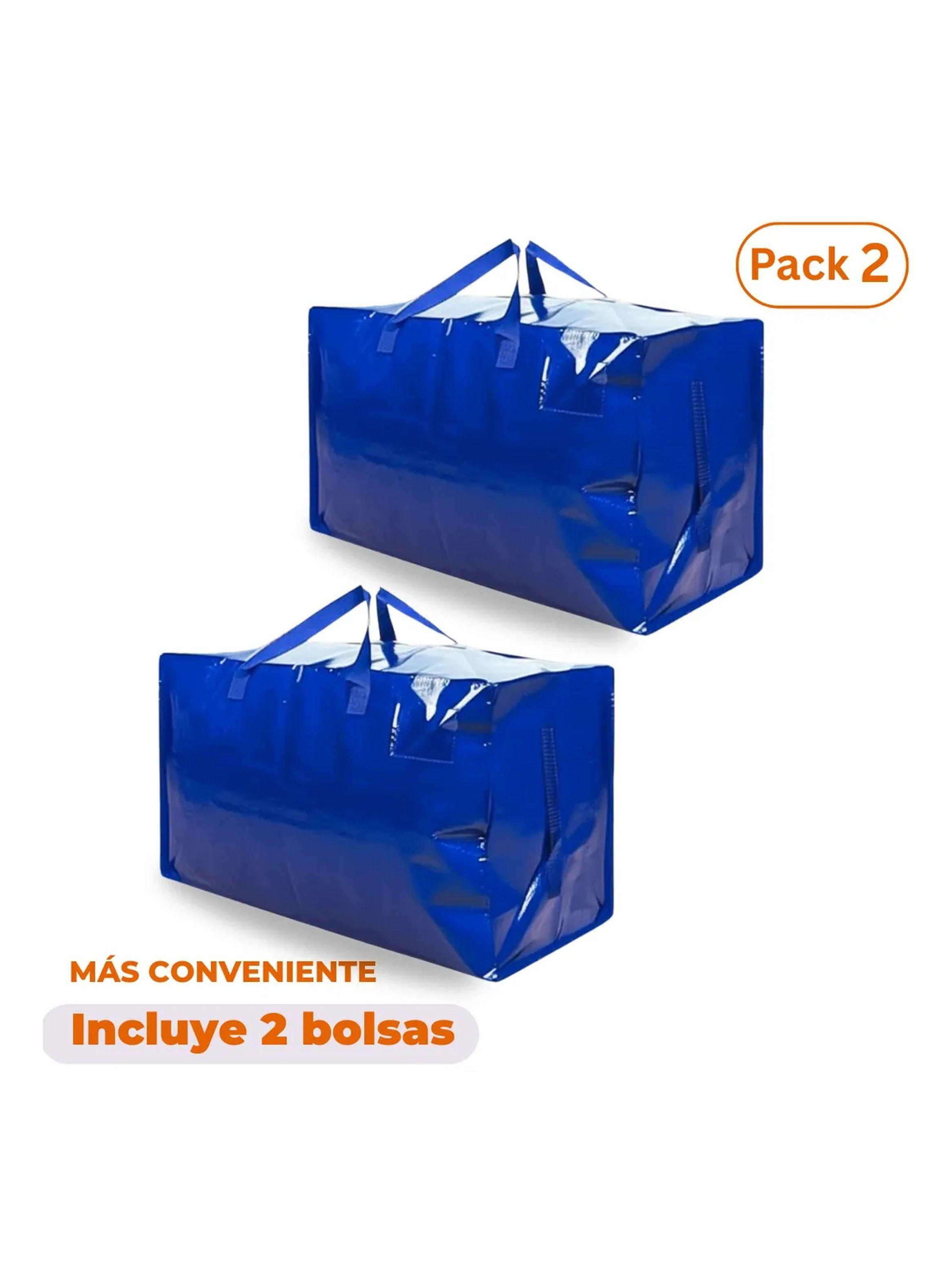 Bolsa de Almacenamiento Resistente al Agua Doble Cierre Pack 2-2
