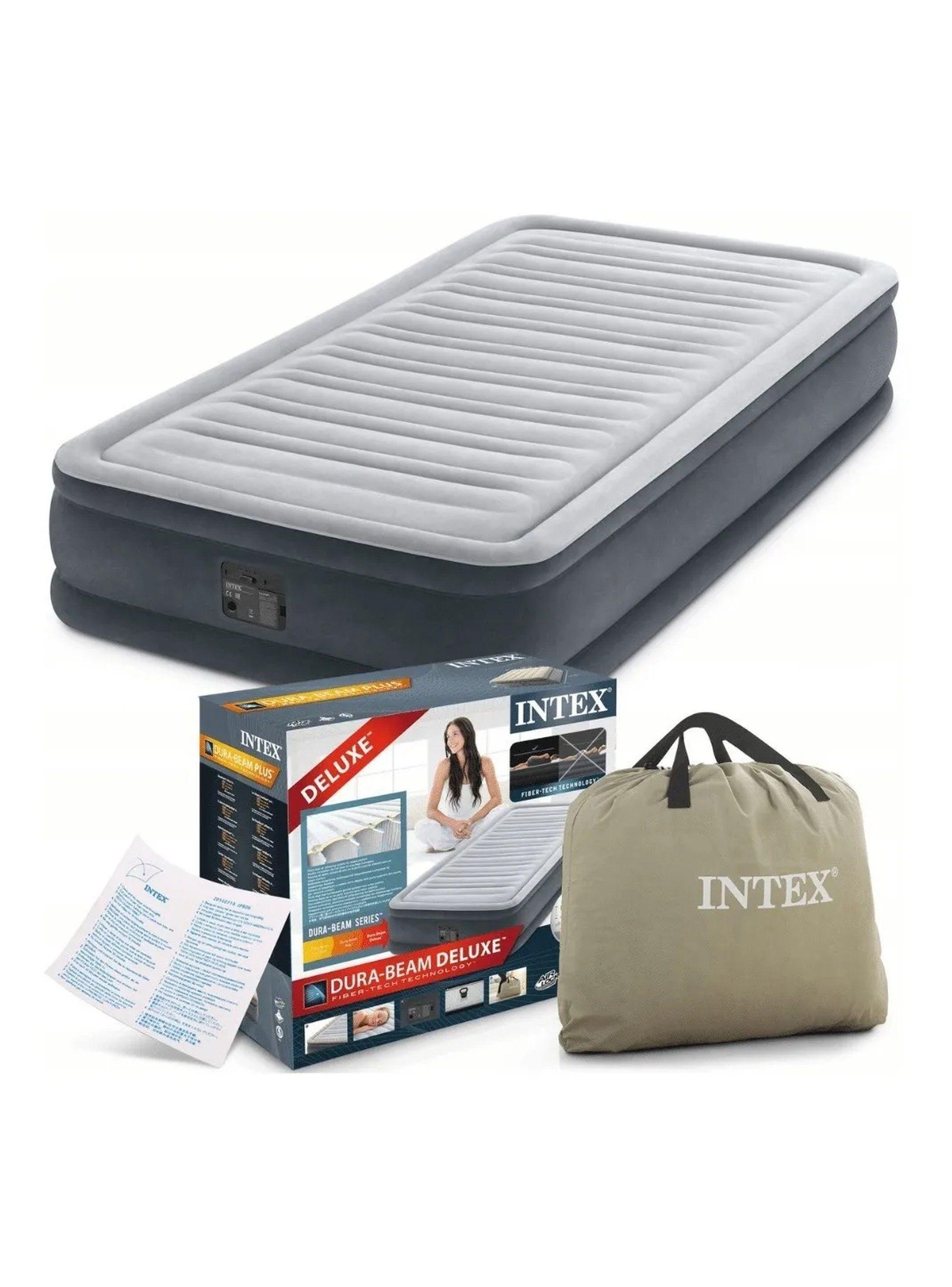 Colchón Inflable Individual Altura Extra Bomba Integrada-3