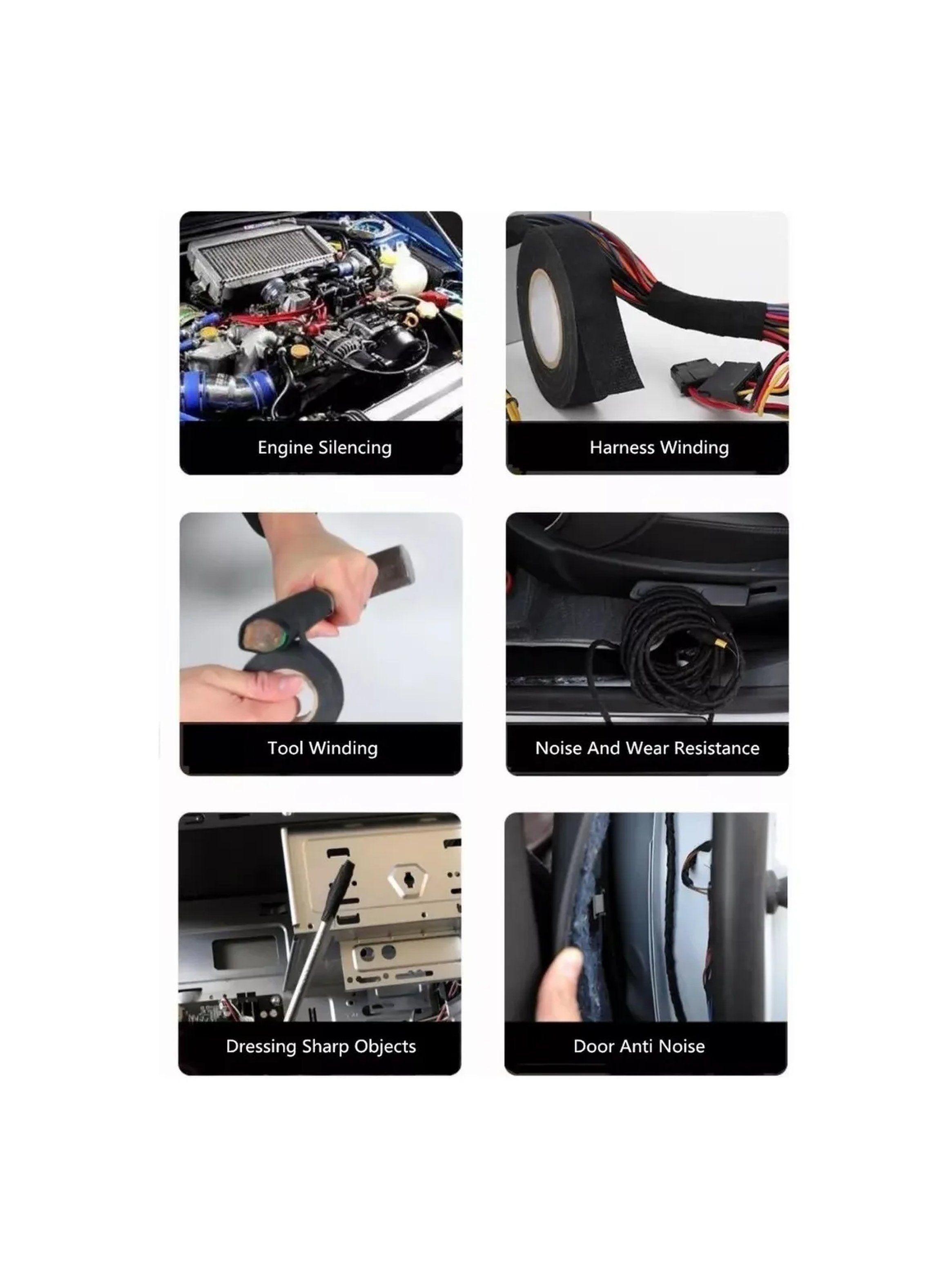 Cinta Adhesiva de Tela Automotriz 19mm x 15m | 10 Unidades-4