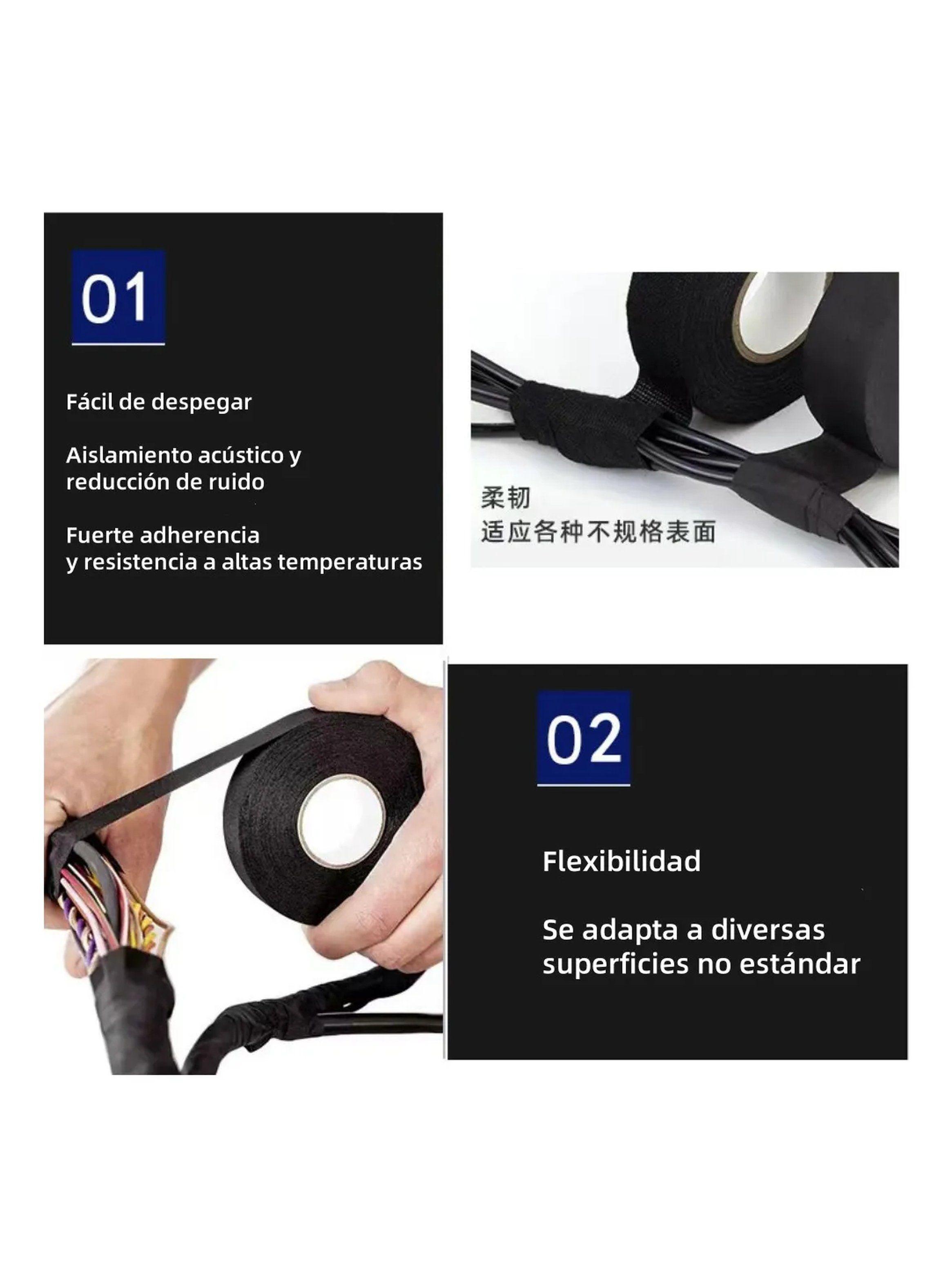 Cinta Adhesiva de Tela Automotriz 19mm x 15m | 10 Unidades-8