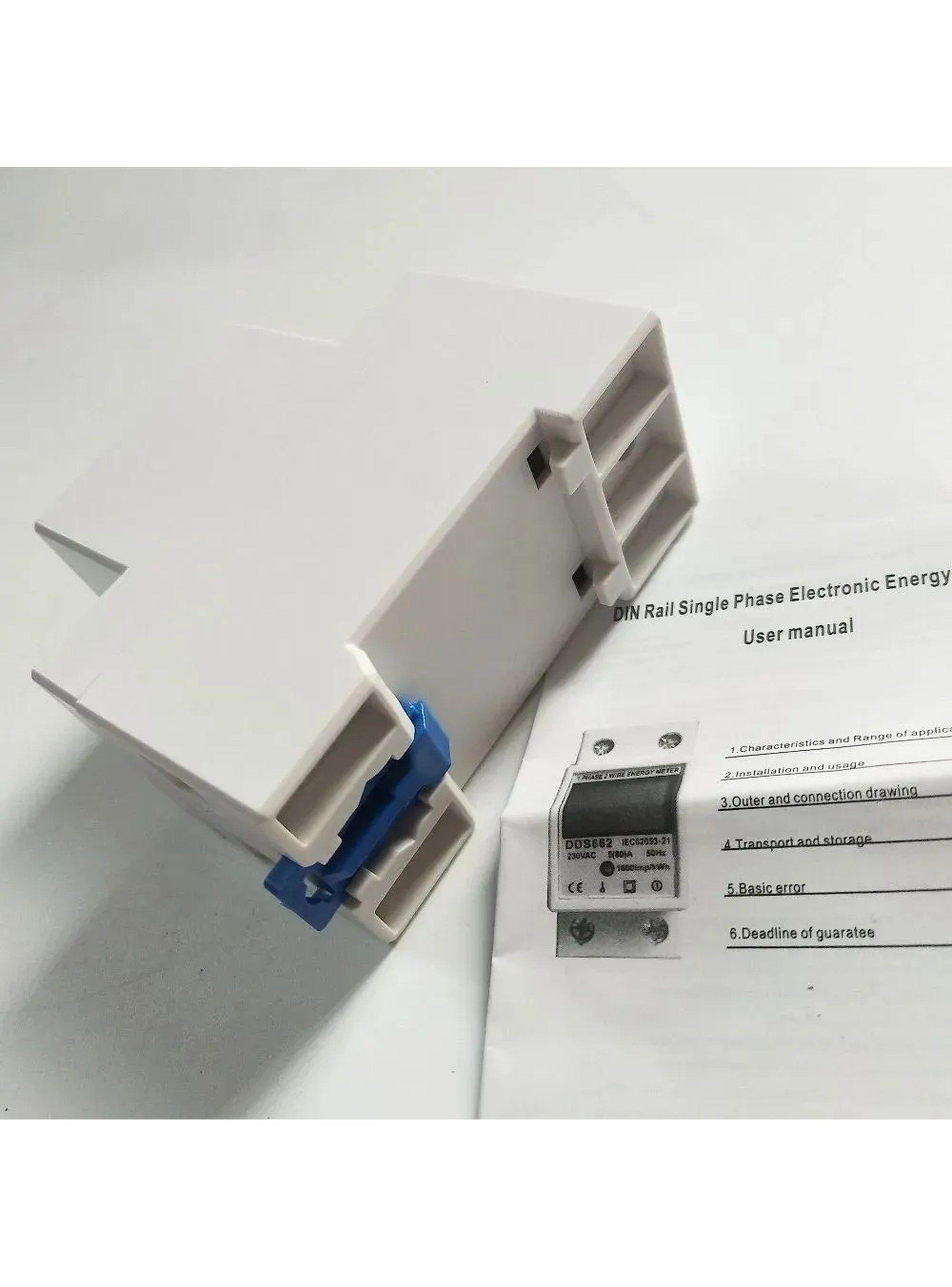 Medidor de Energía Electrónico Monofásico DDSU1897 230V 50Hz-6