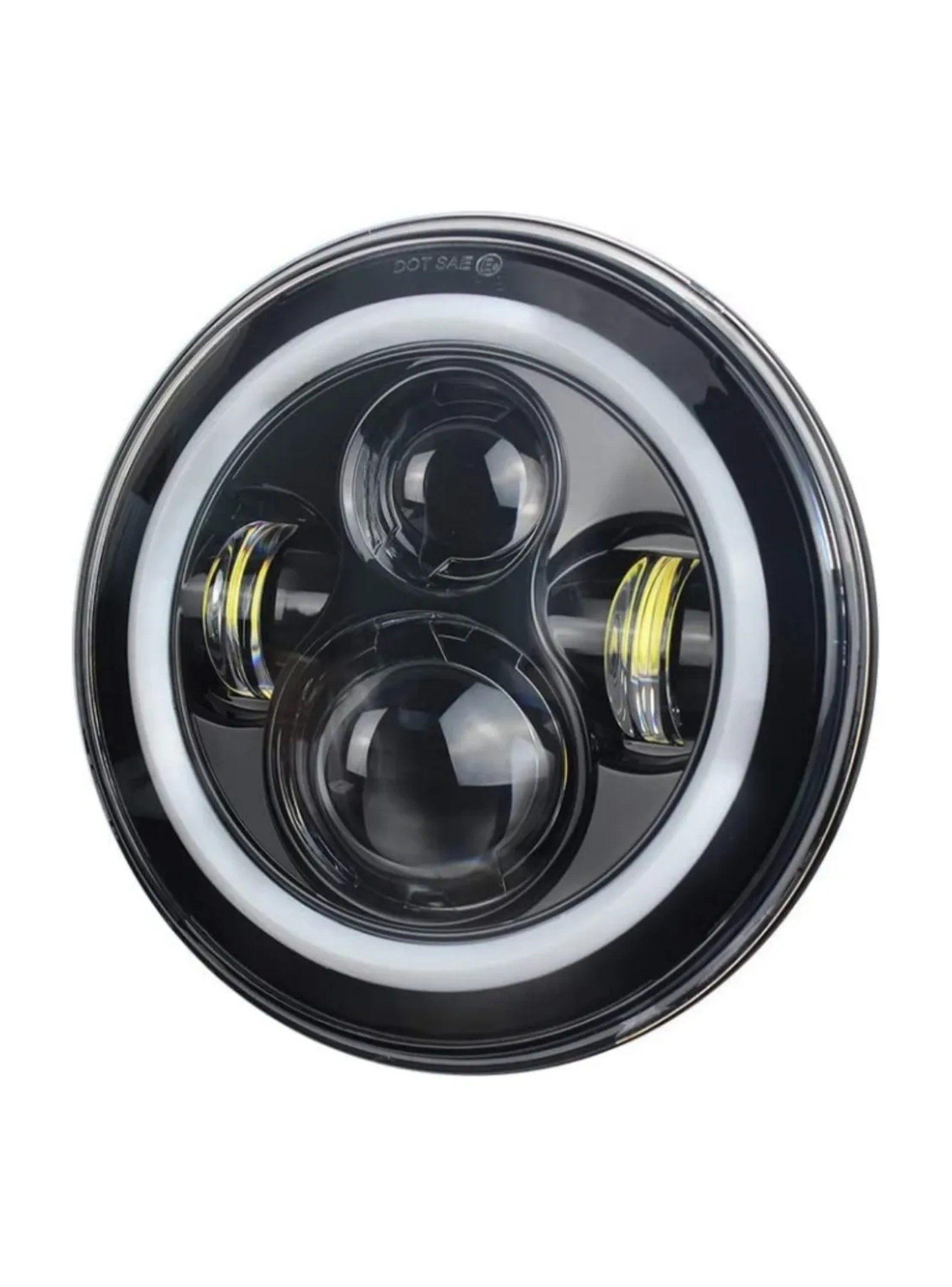 Luces LED Frontales Redondas 7" Compatibles con Jeep Wrangler-1