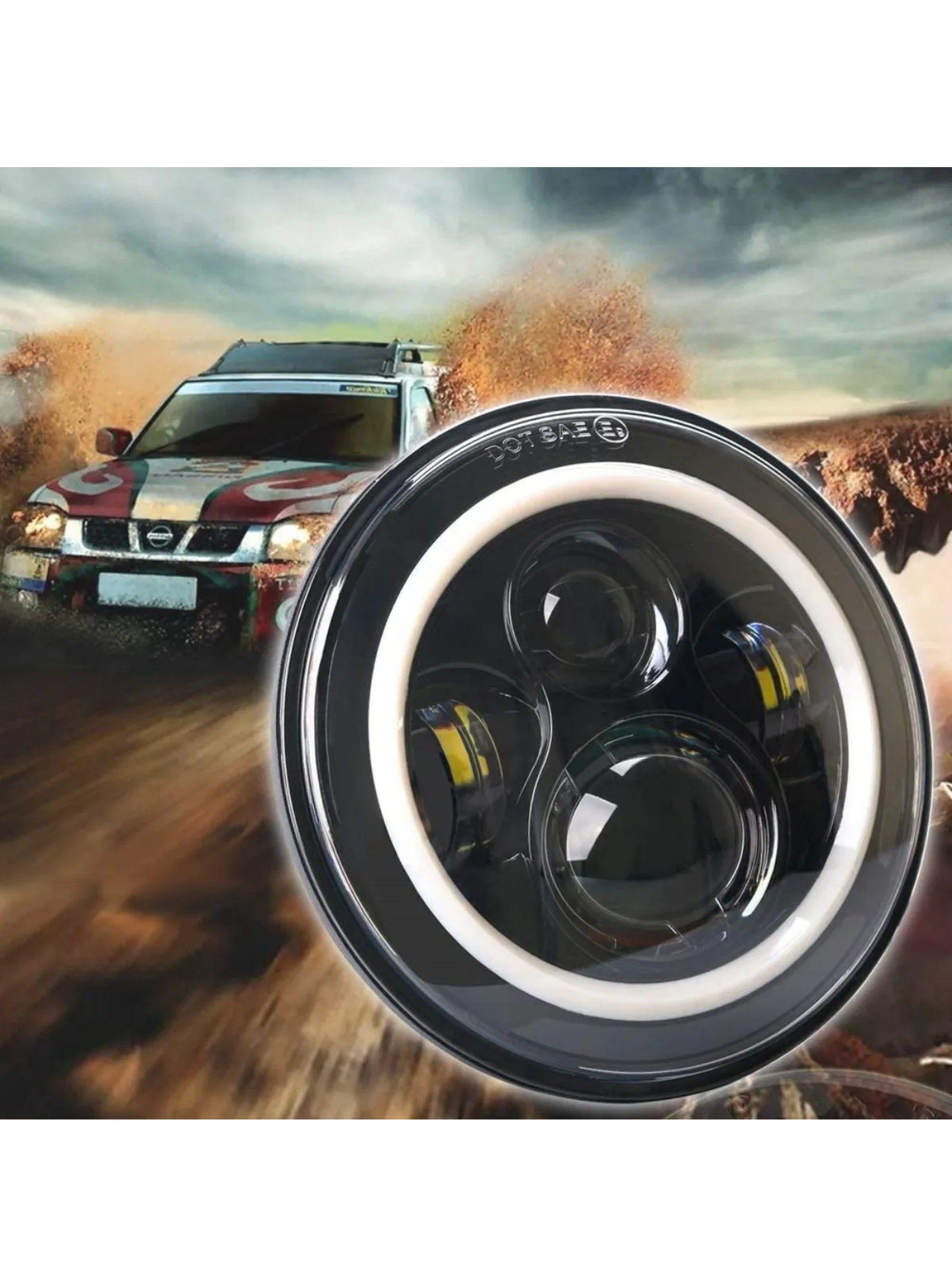 Luces LED Frontales Redondas 7" Compatibles con Jeep Wrangler-6