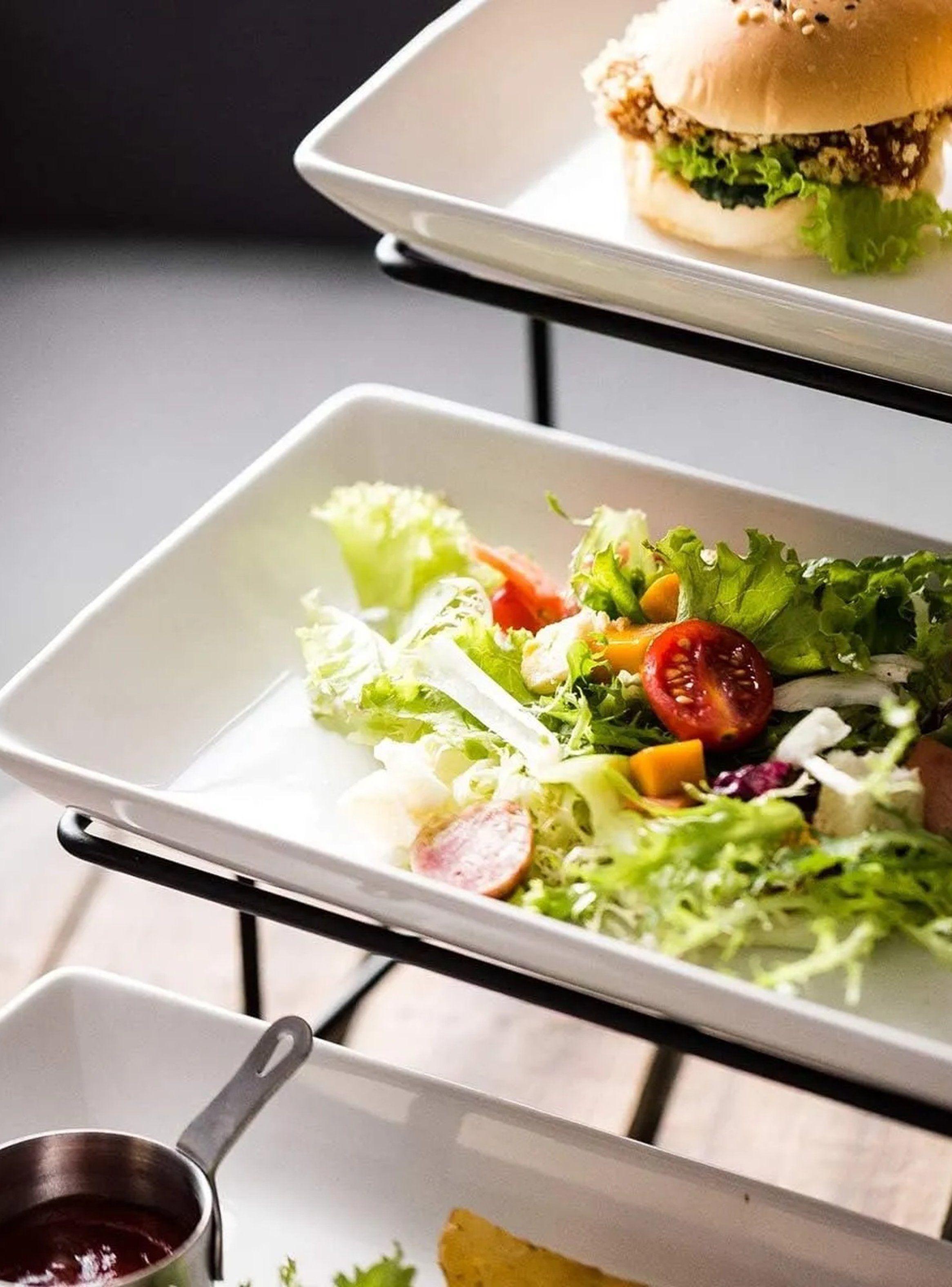 Organizador de Comida Tres Niveles Metal Negro 29cm-4