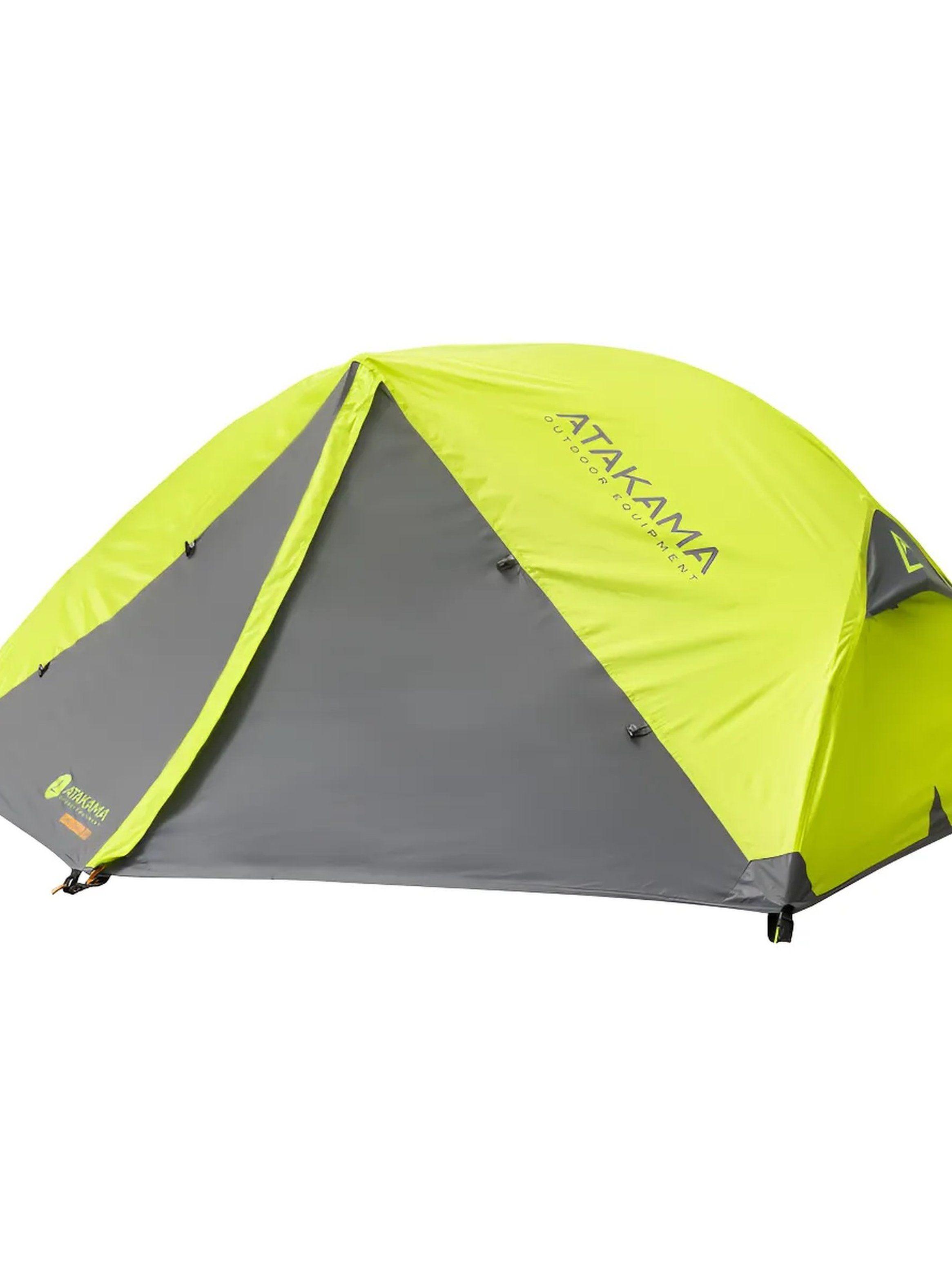 Carpa Camping Resistente Impermeable 2 Personas Verde-0