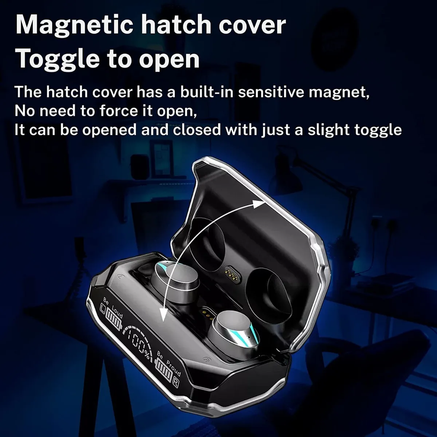 Auriculares Inalámbricos Bluetooth 5.2 con Banco de Energía 180H Resistente al Agua Grado 7-8