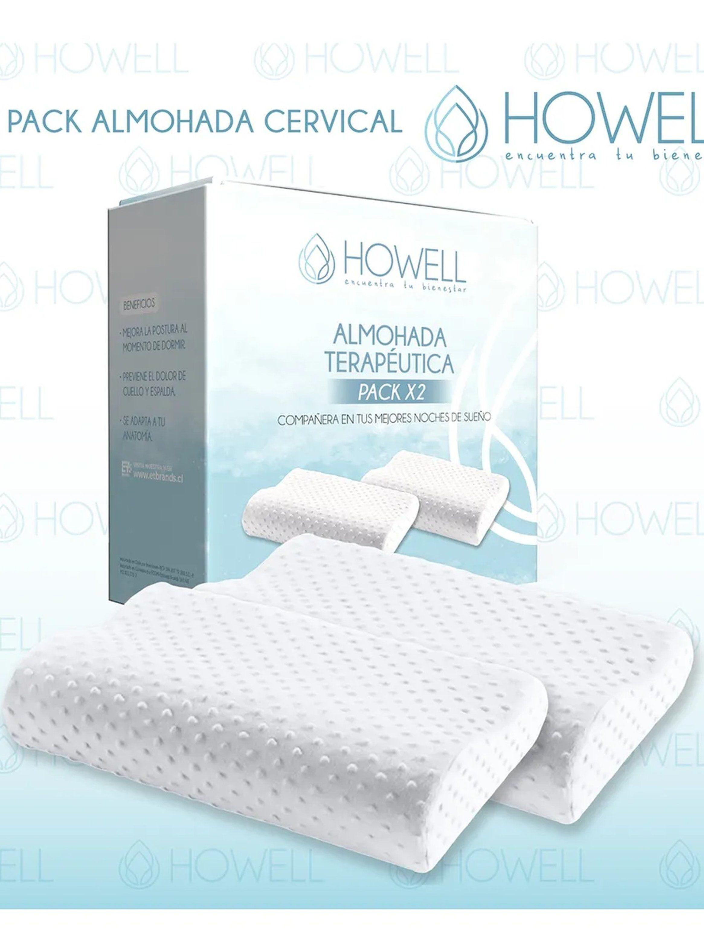 Almohada Terapéutica Ergonómica Viscoelástica Pack X2-9