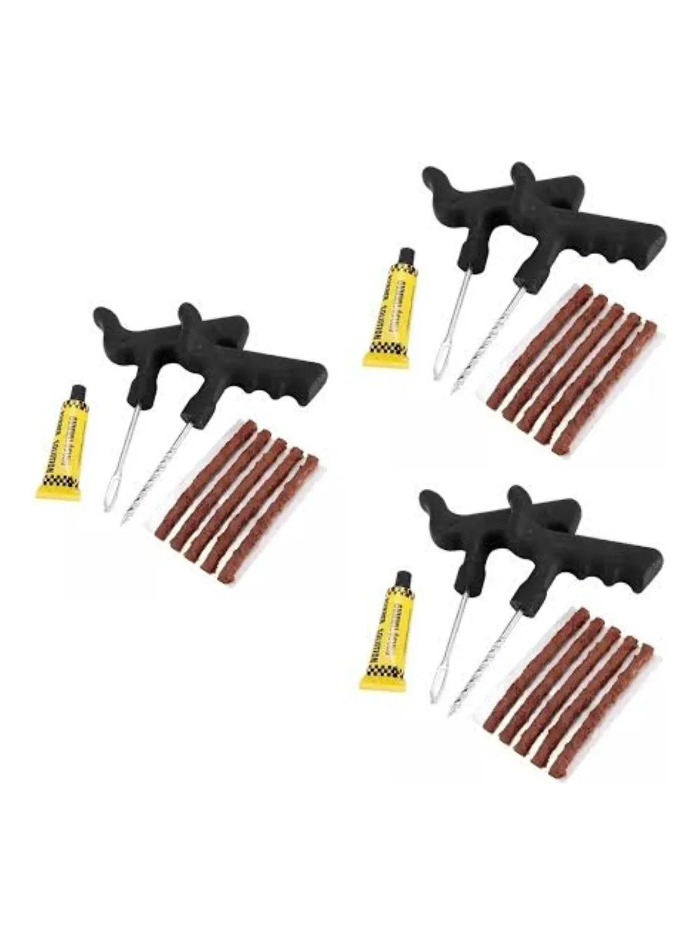 Kit de Reparación de Neumáticos T-Type con Solución de Goma-0