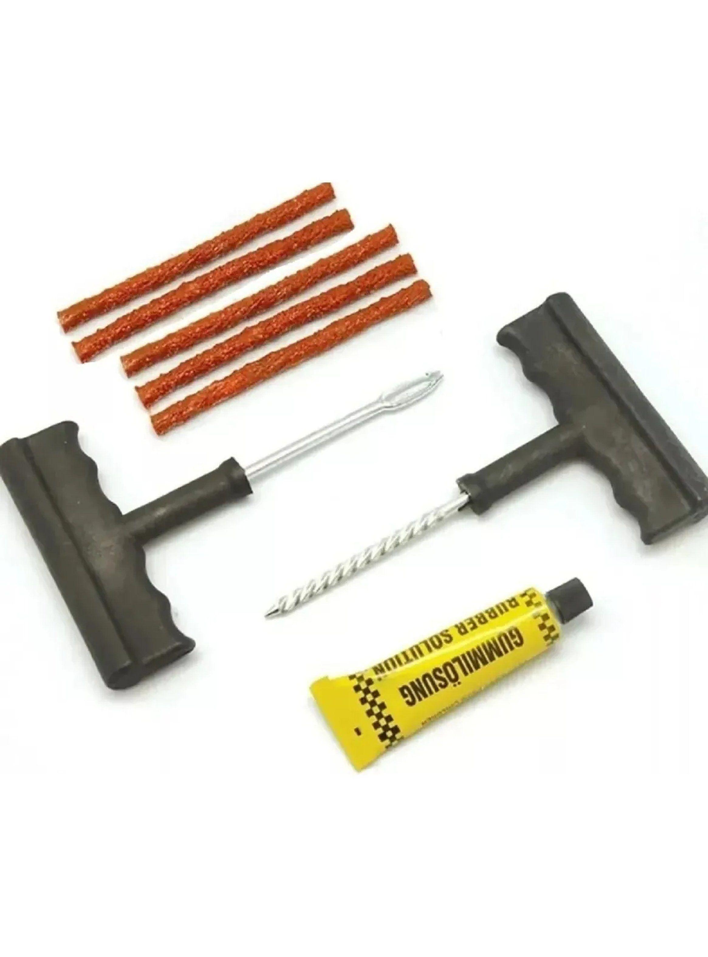 Kit de Reparación de Neumáticos T-Type con Solución de Goma-1