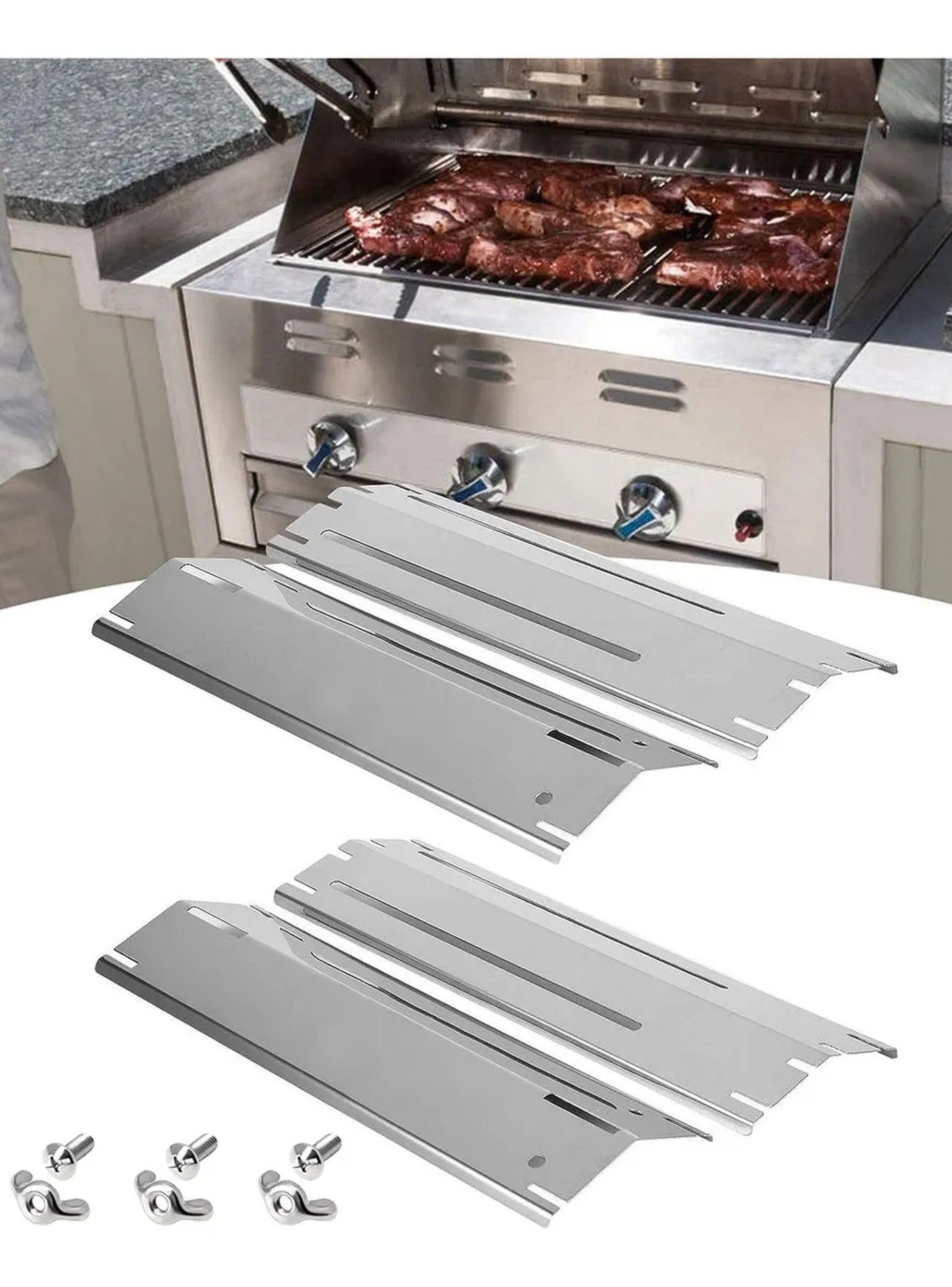 Placas Para Parrilla Ajustables Acero Inoxidable Resistente al Calor-5